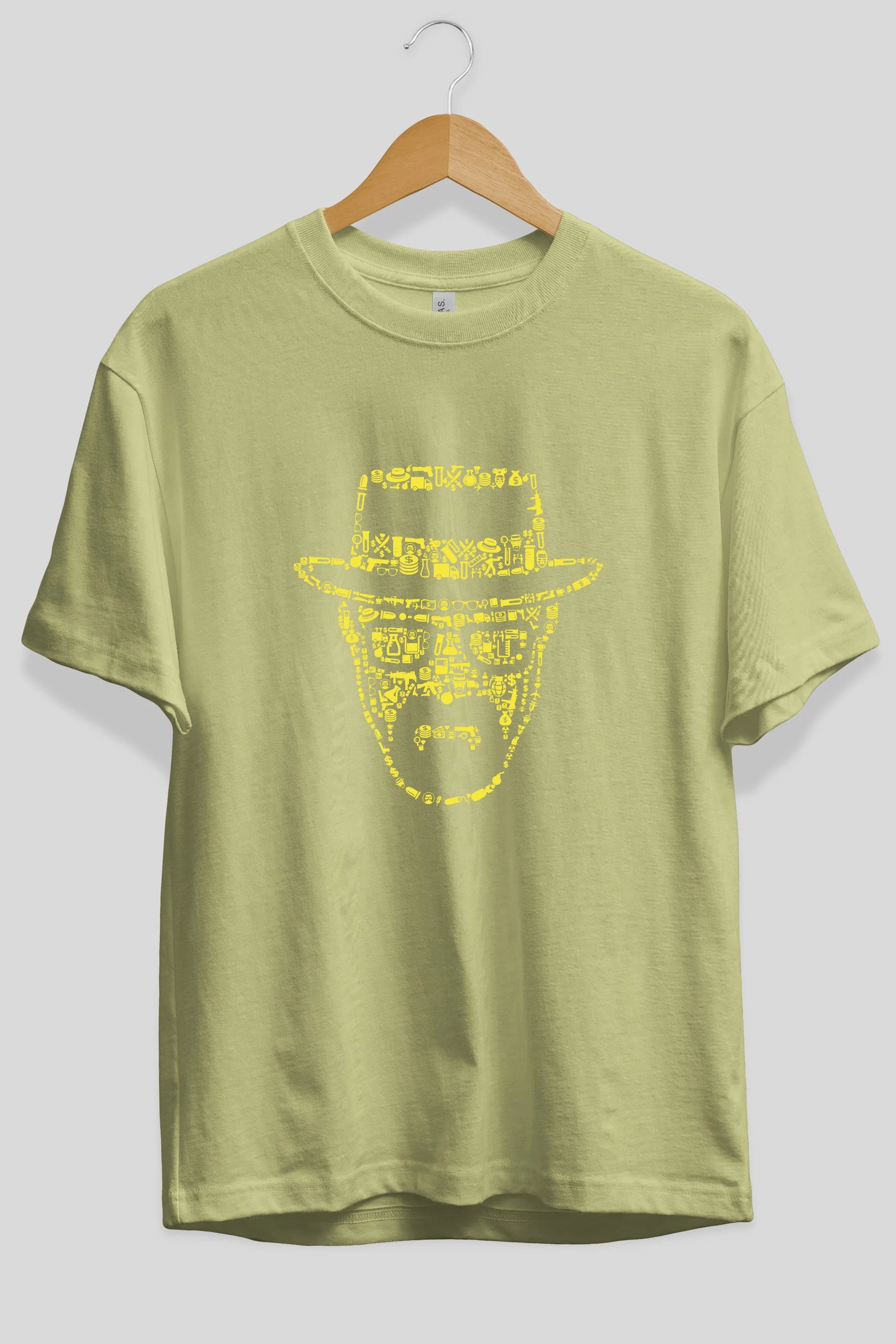 The Chronicle Ön Baskılı Oversize t-shirt %100 pamuk Erkek Kadın Unisex
