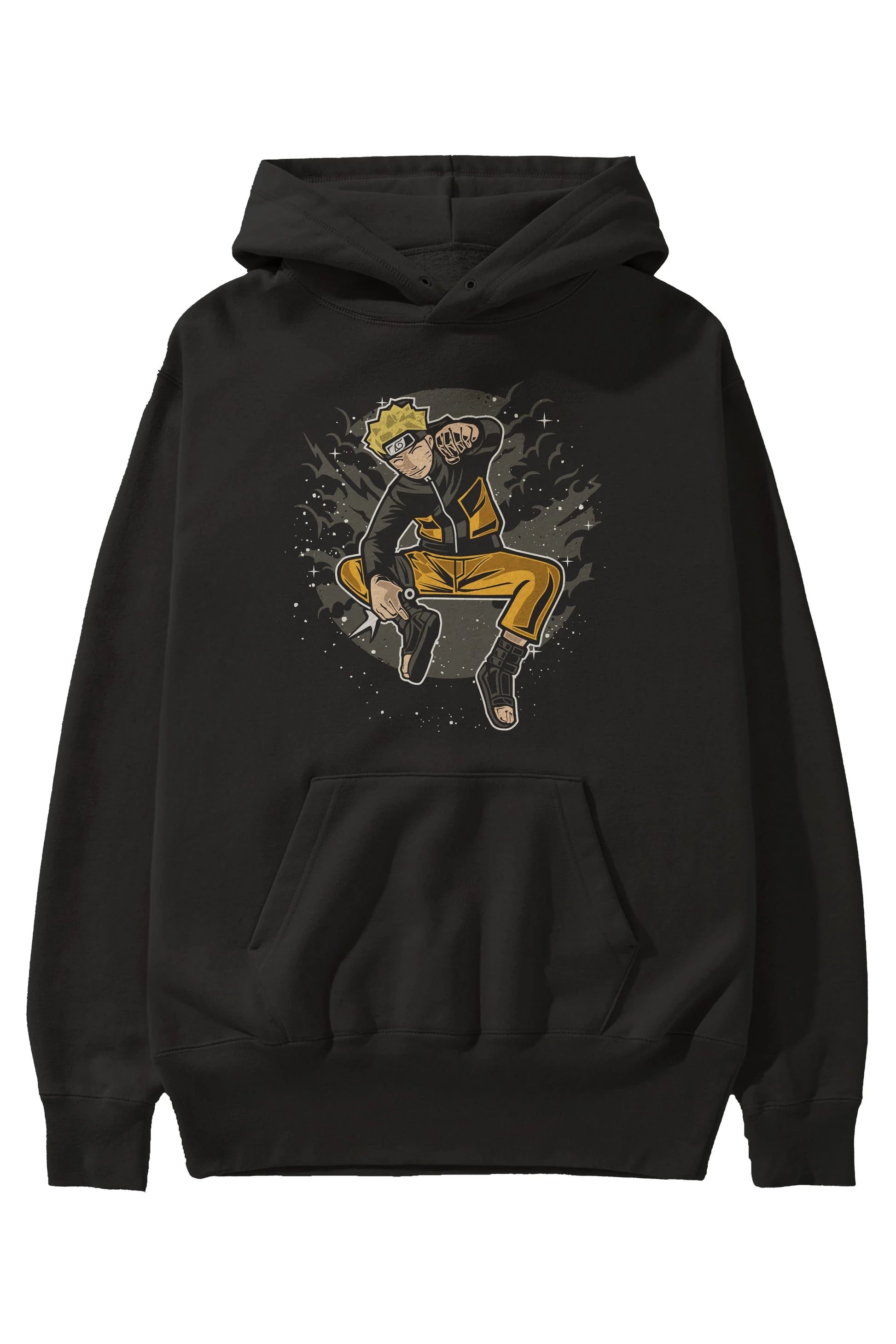NARUTO Ön Baskılı Hoodie Oversize Kapüşonlu Sweatshirt Erkek Kadın Unisex