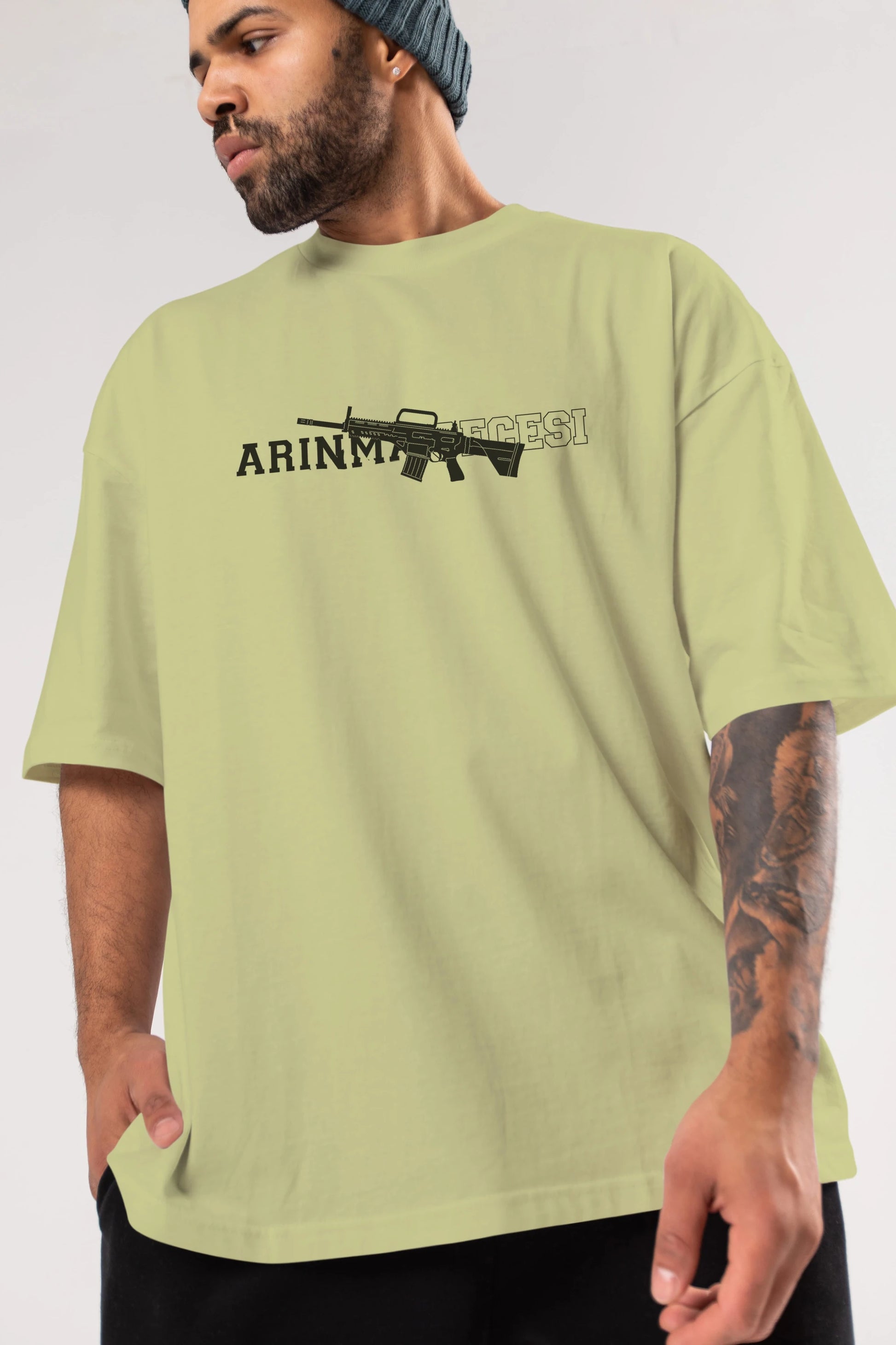 Arınma Gecesi Ön Baskılı Oversize t-shirt %100 pamuk Erkek Kadın Unisex