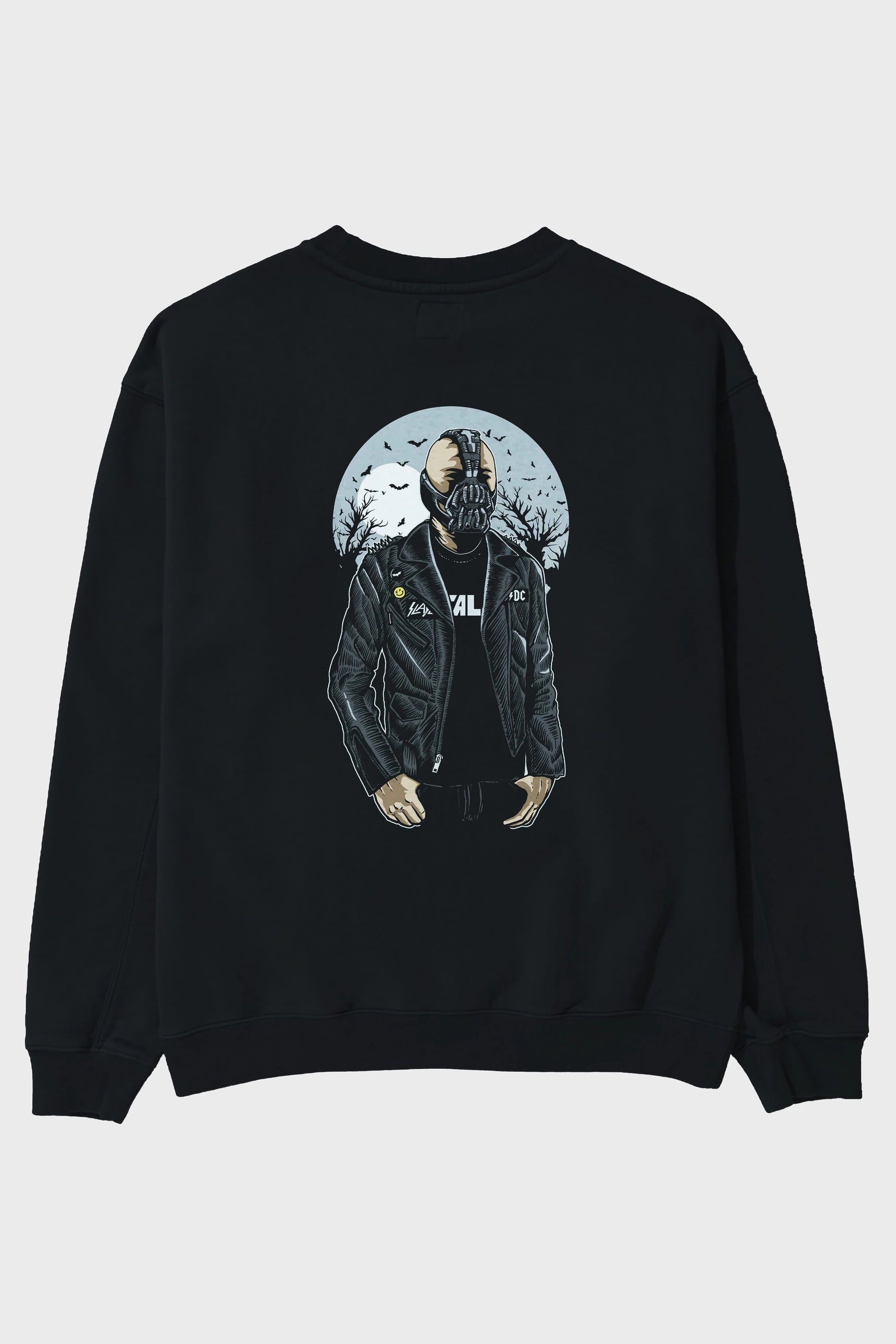 Bane Arka Baskılı Oversize Sweatshirt Erkek Kadın Unisex