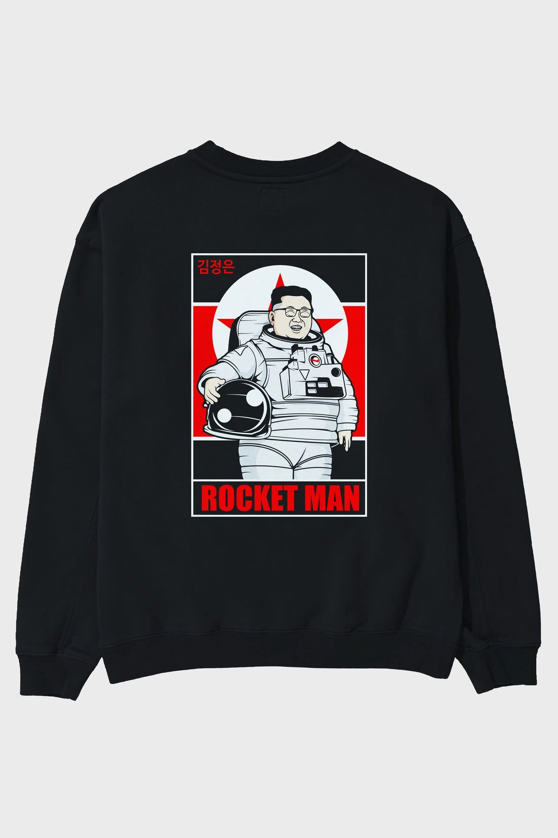 Astronot Kim Arka Baskılı Oversize Sweatshirt Erkek Kadın Unisex