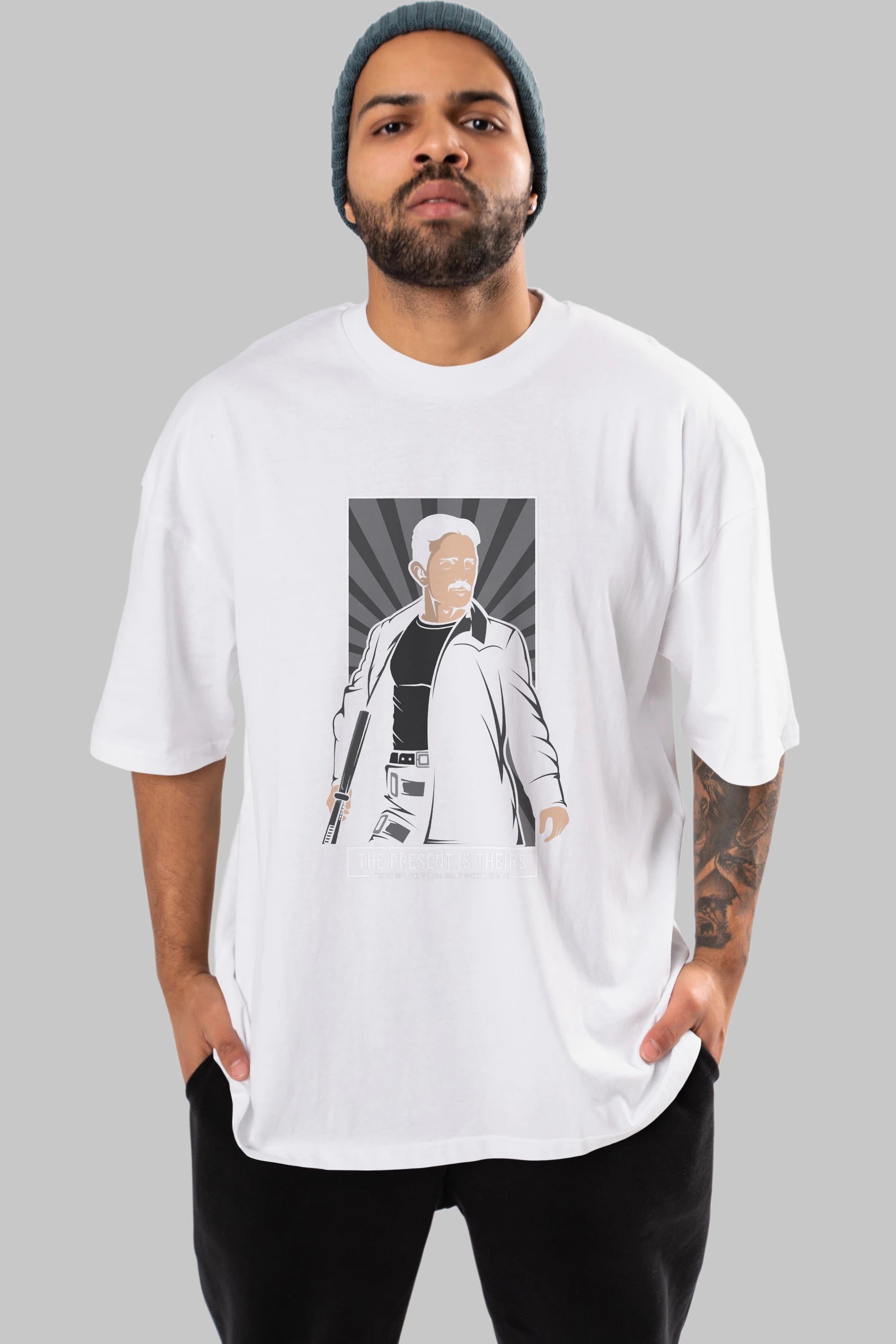 Tesla Matrix Ön Baskılı Oversize t-shirt Erkek Kadın Unisex %100 Pamuk tişort