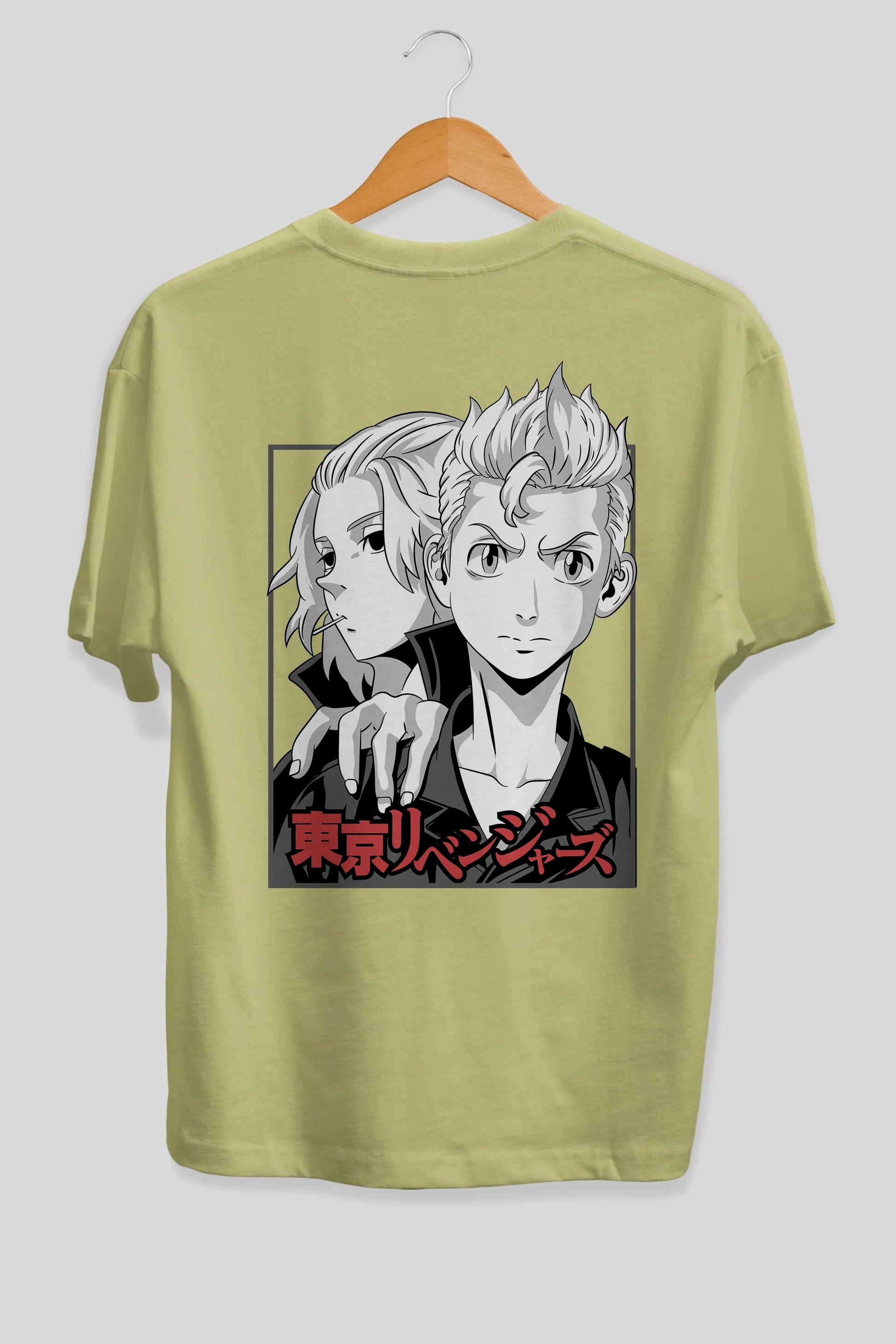 TOKYO REVENGERS Anime Arka Baskılı Oversize t-shirt Erkek Kadın Unisex
