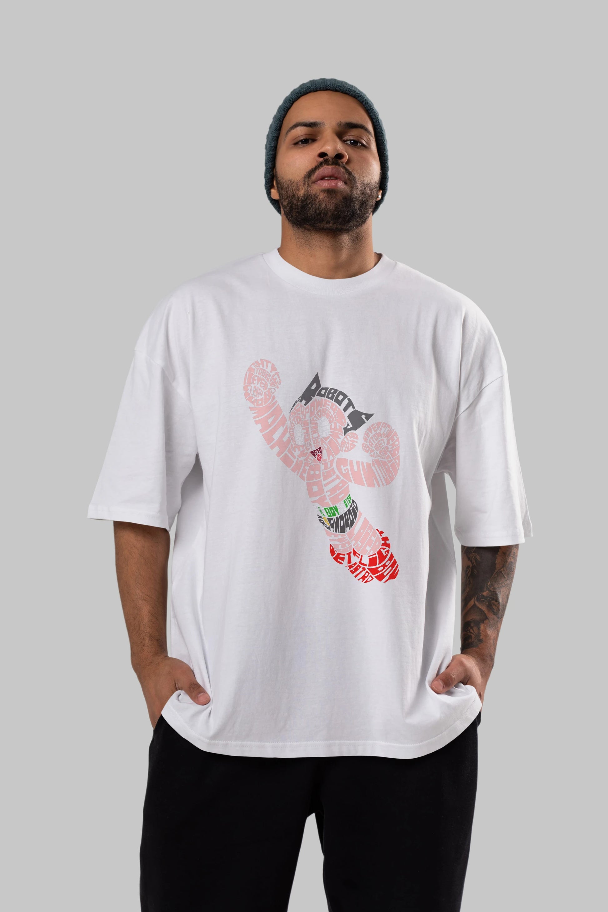 Astroboy Ön Baskılı Oversize t-shirt %100 pamuk Erkek Kadın Unisex