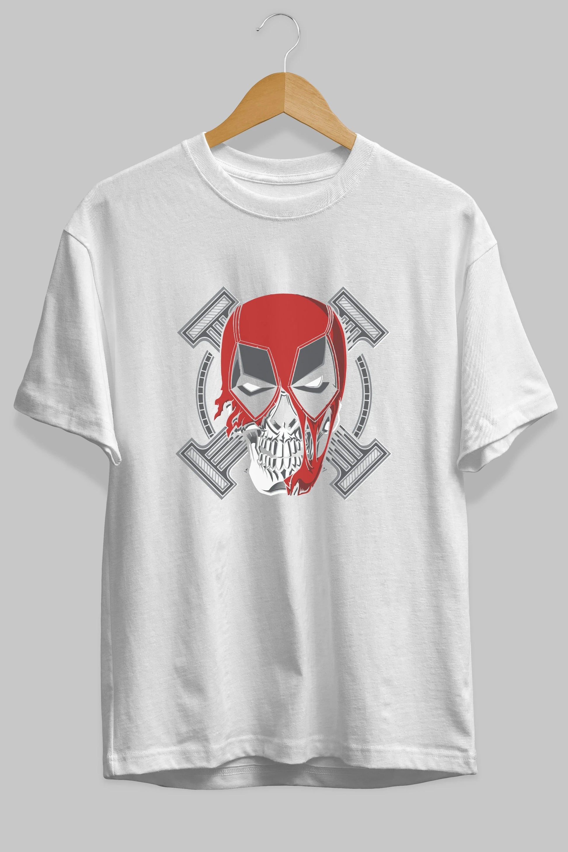 Deadpool (7) Ön Baskılı Oversize t-shirt Erkek Kadın Unisex %100 Pamuk Bisiklet Yaka tişort
