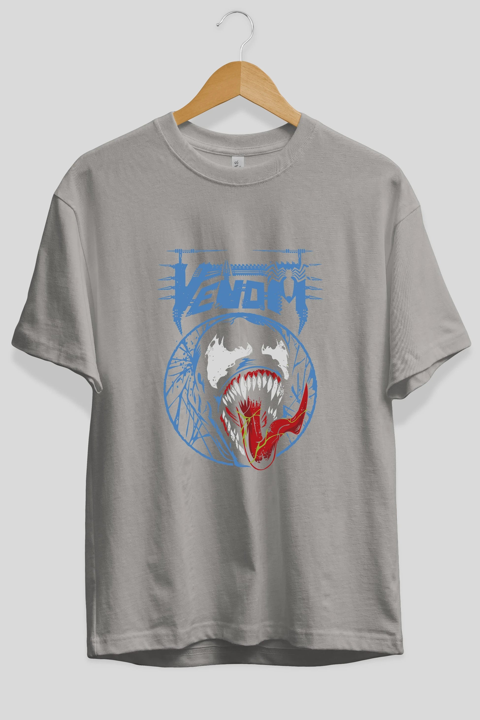 Venom (23) Ön Baskılı Oversize t-shirt Erkek Kadın Unisex %100 Pamuk Bisiklet Yaka tişort