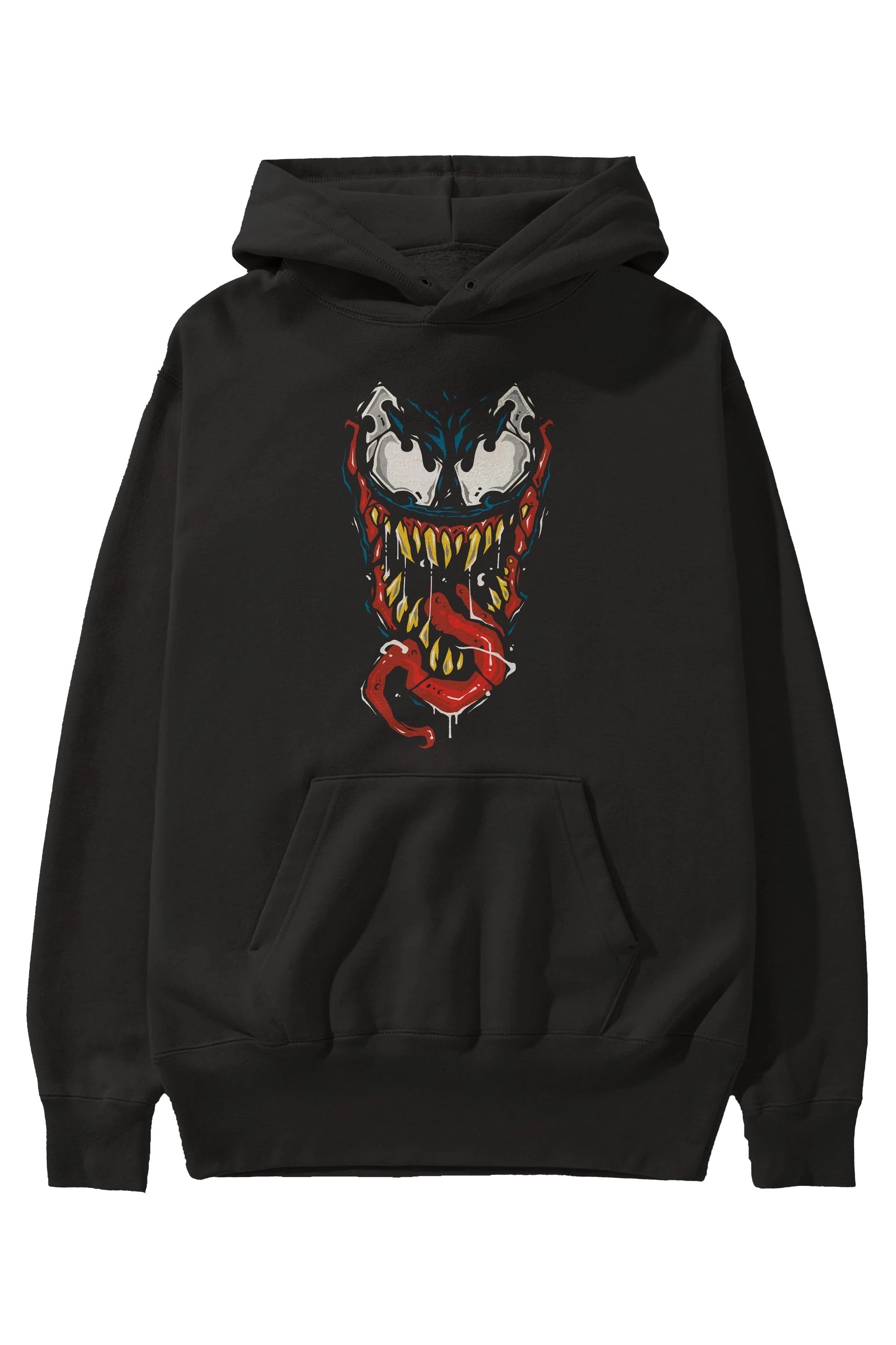 Venom (15) Ön Baskılı Hoodie Oversize Kapüşonlu Sweatshirt Erkek Kadın Unisex