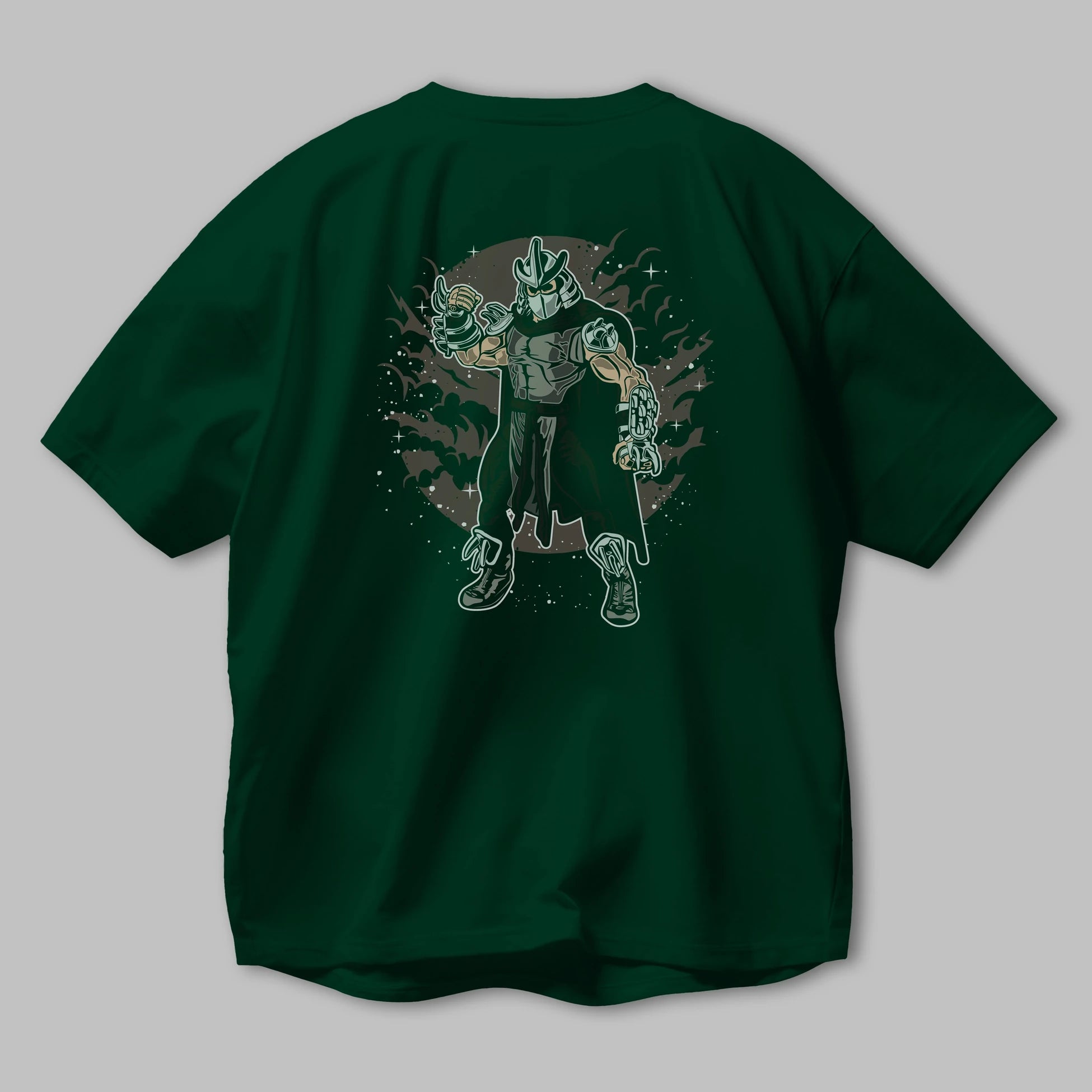 SHREDDER Arka Baskılı Oversize t-shirt Erkek Kadın Unisex %100 Pamuk