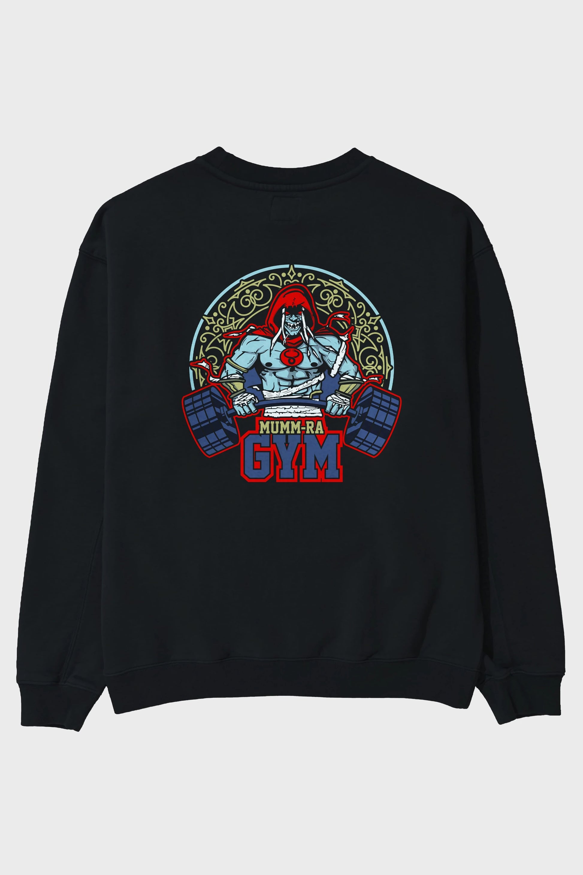 Mumm-ra GYM Arka Baskılı Oversize Sweatshirt Erkek Kadın Unisex