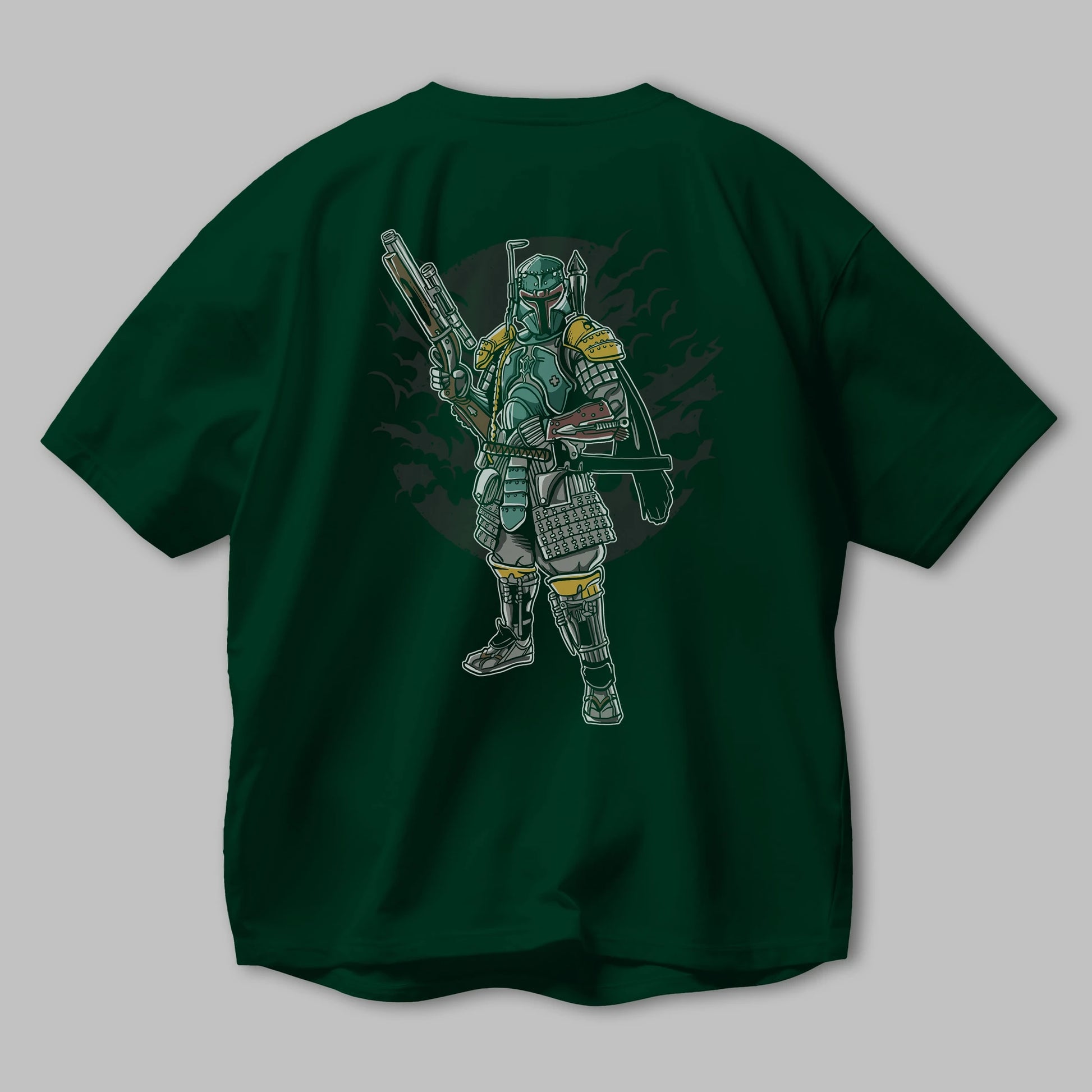 Ronin Hunter Arka Baskılı Oversize t-shirt Erkek Kadın Unisex %100 Pamuk