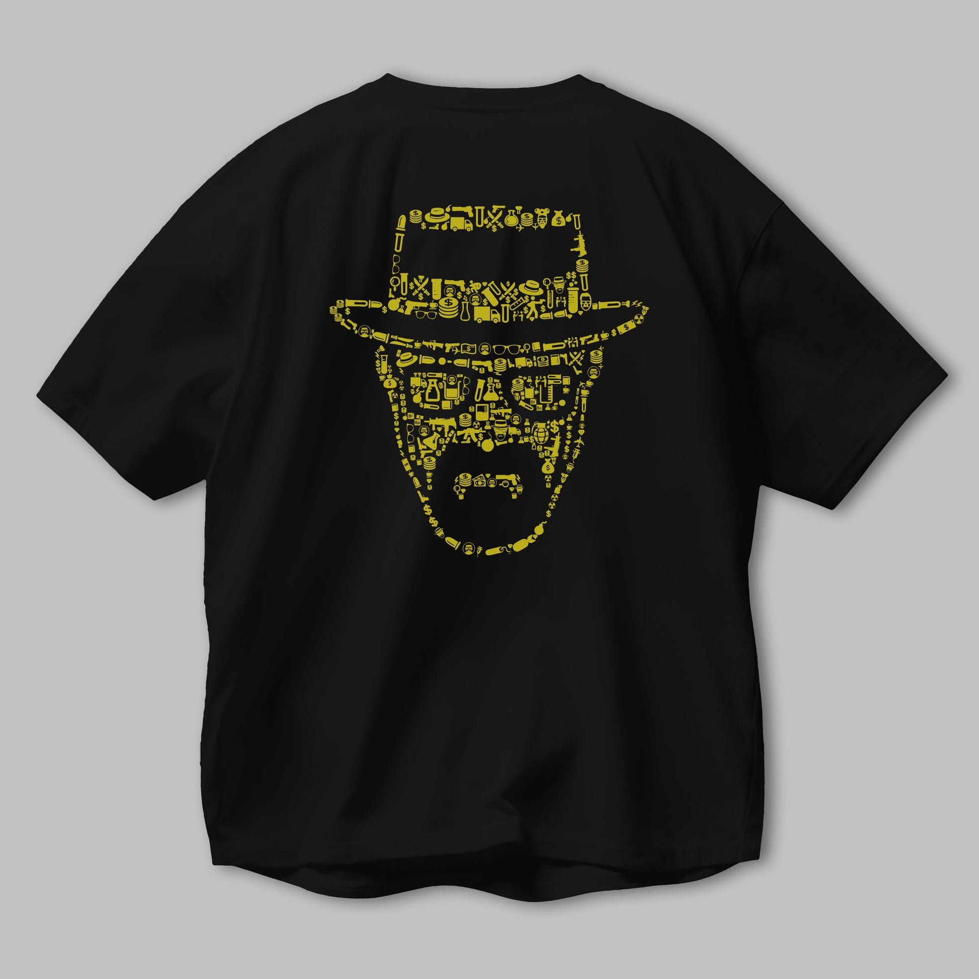 The Chronicle Arka Baskılı Oversize t-shirt %100 pamuk Erkek Kadın Unisex