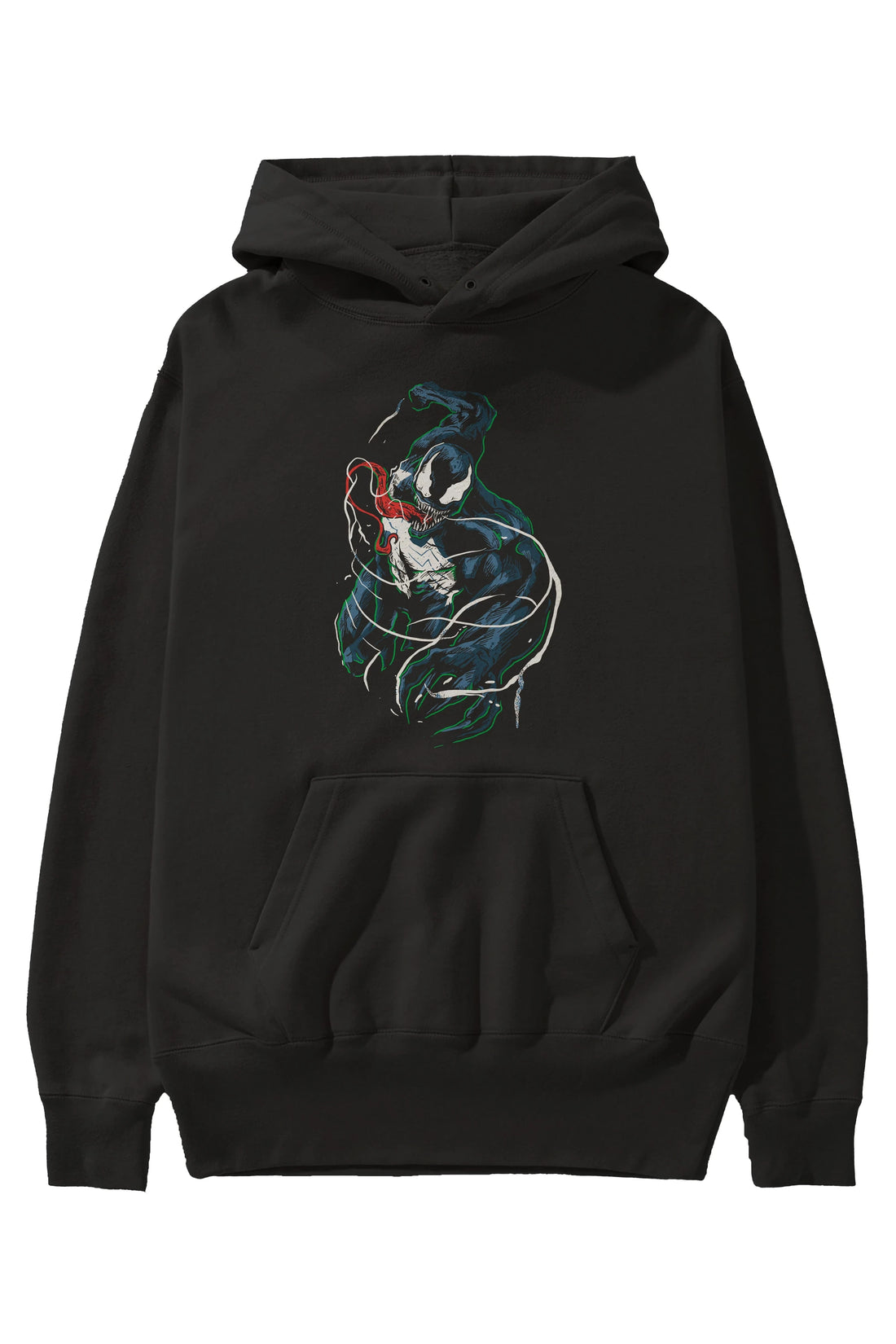 Venom (5) Ön Baskılı Hoodie Oversize Kapüşonlu Sweatshirt Erkek Kadın Unisex