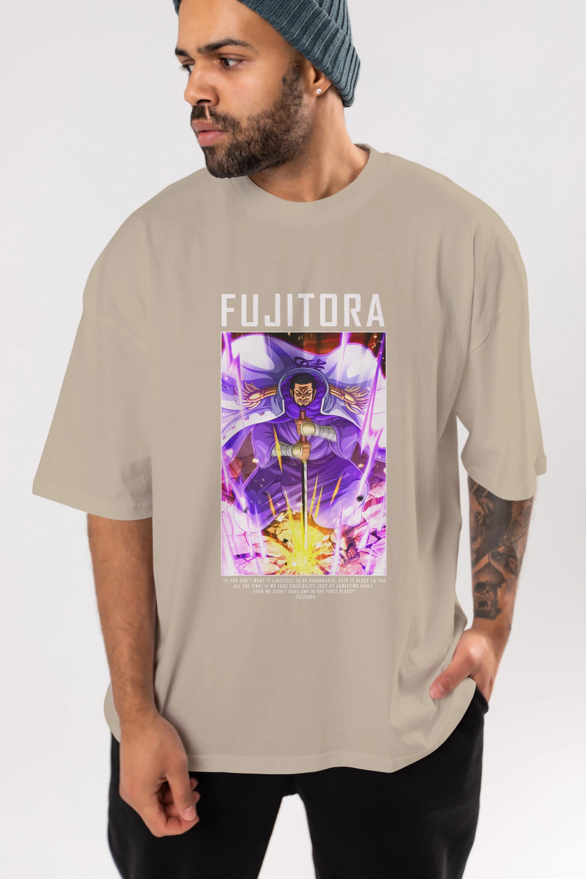 Issho Anime Ön Baskılı Oversize t-shirt Erkek Kadın Unisex