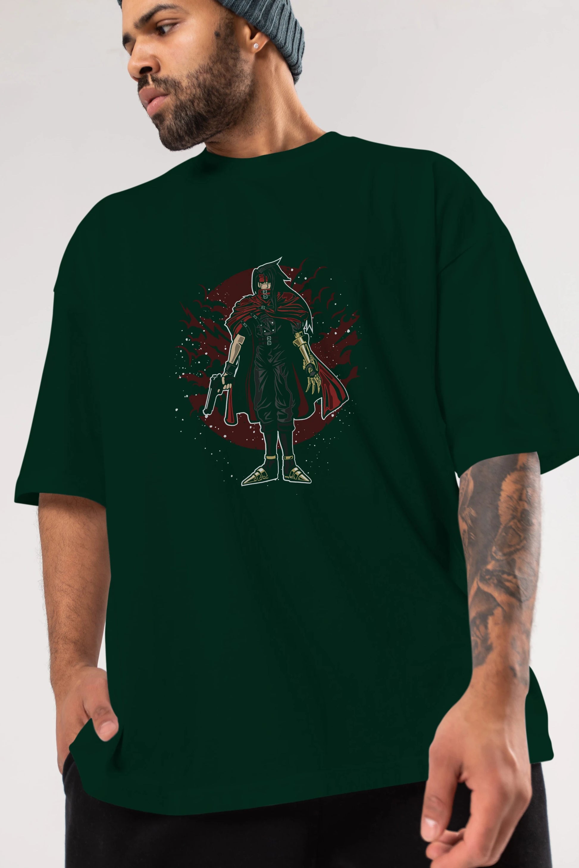 FINAL FANTASY Ön Baskılı Oversize t-shirt Erkek Kadın Unisex %100 Pamuk tişort