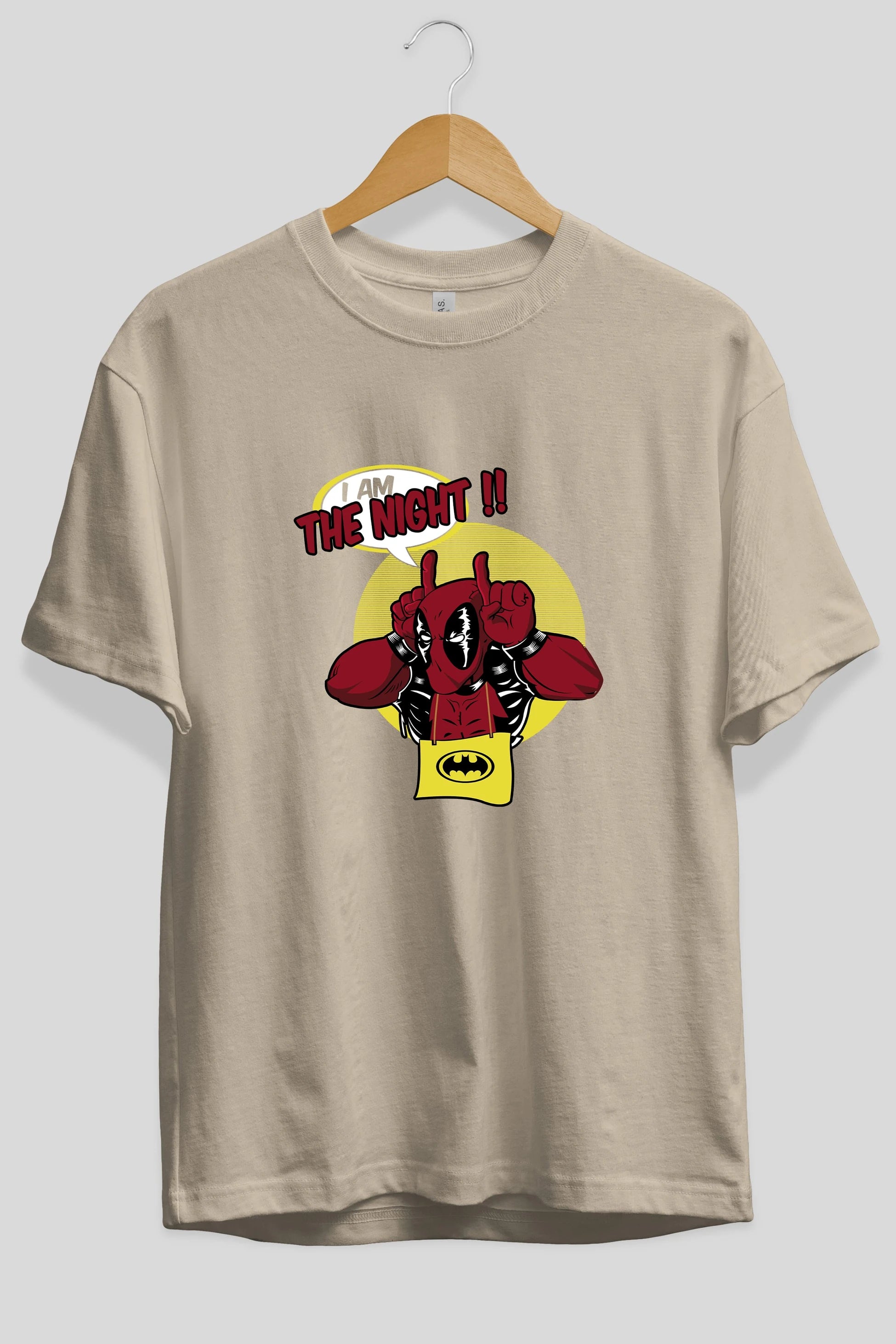 Deadpool (1) Ön Baskılı Oversize t-shirt Erkek Kadın Unisex %100 Pamuk Bisiklet Yaka tişort