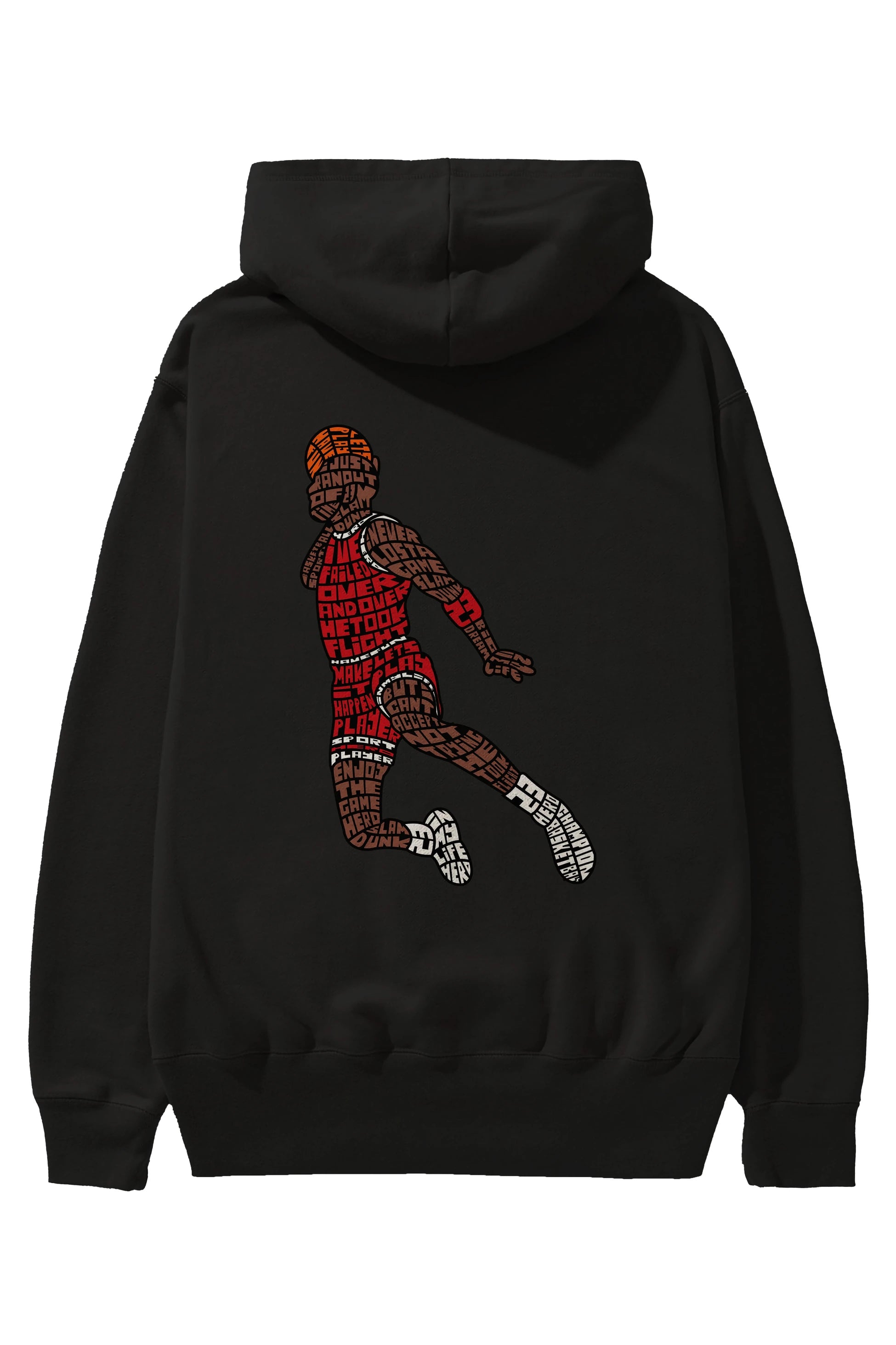 Slamdunk Arka Baskılı Hoodie Oversize Kapüşonlu Sweatshirt Erkek Kadın Unisex