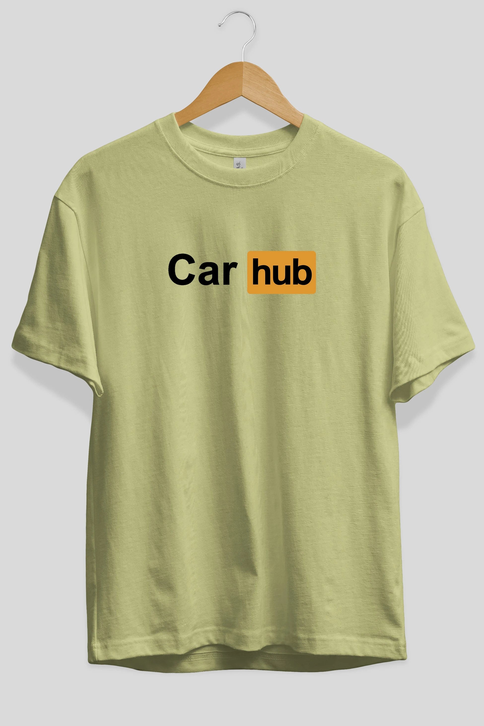 Car Hub Ön Baskılı Oversize t-shirt %100 pamuk Erkek Kadın Unisex