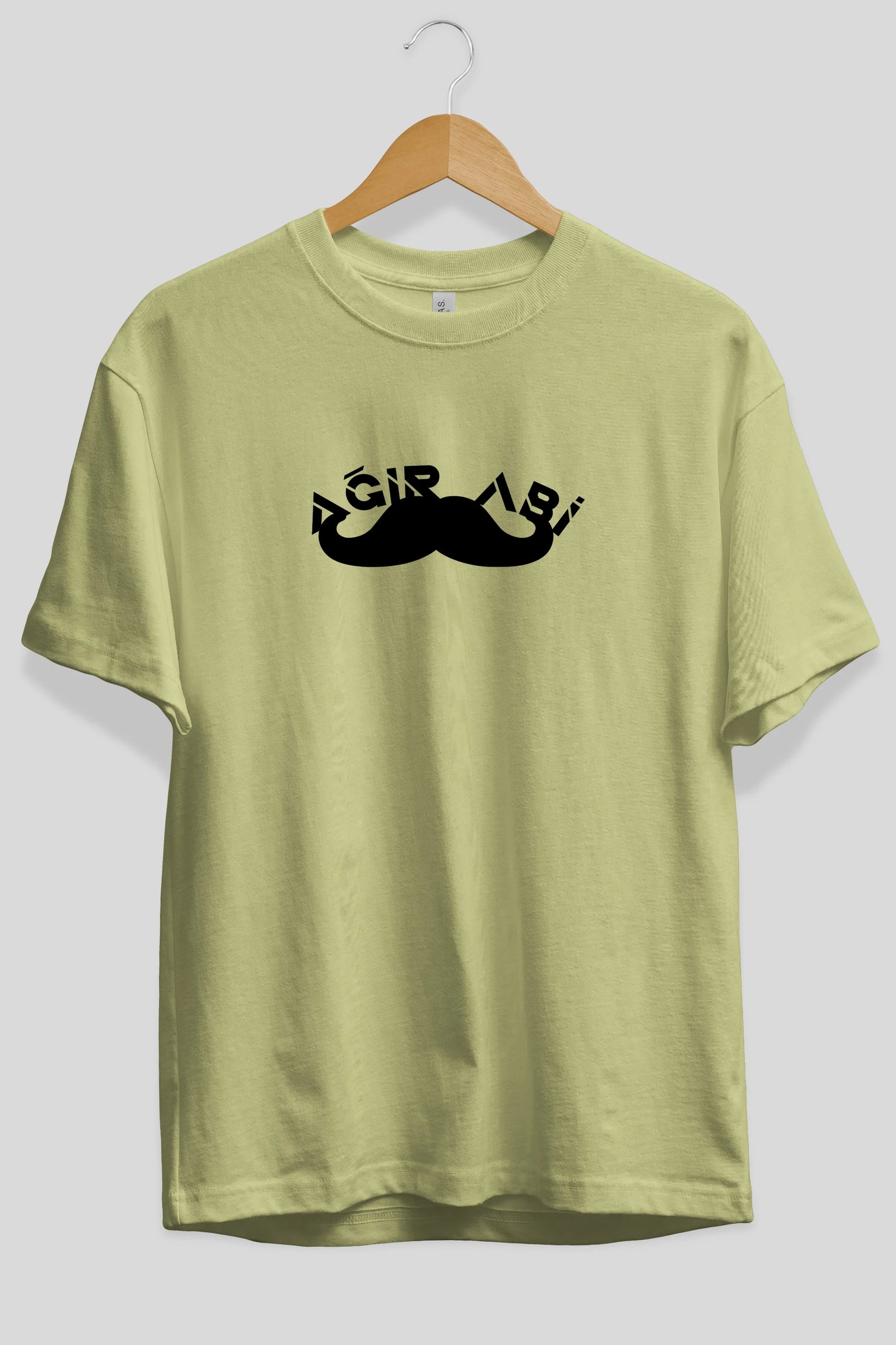Ağır Abi Ön Baskılı Oversize t-shirt %100 pamuk Erkek Kadın Unisex