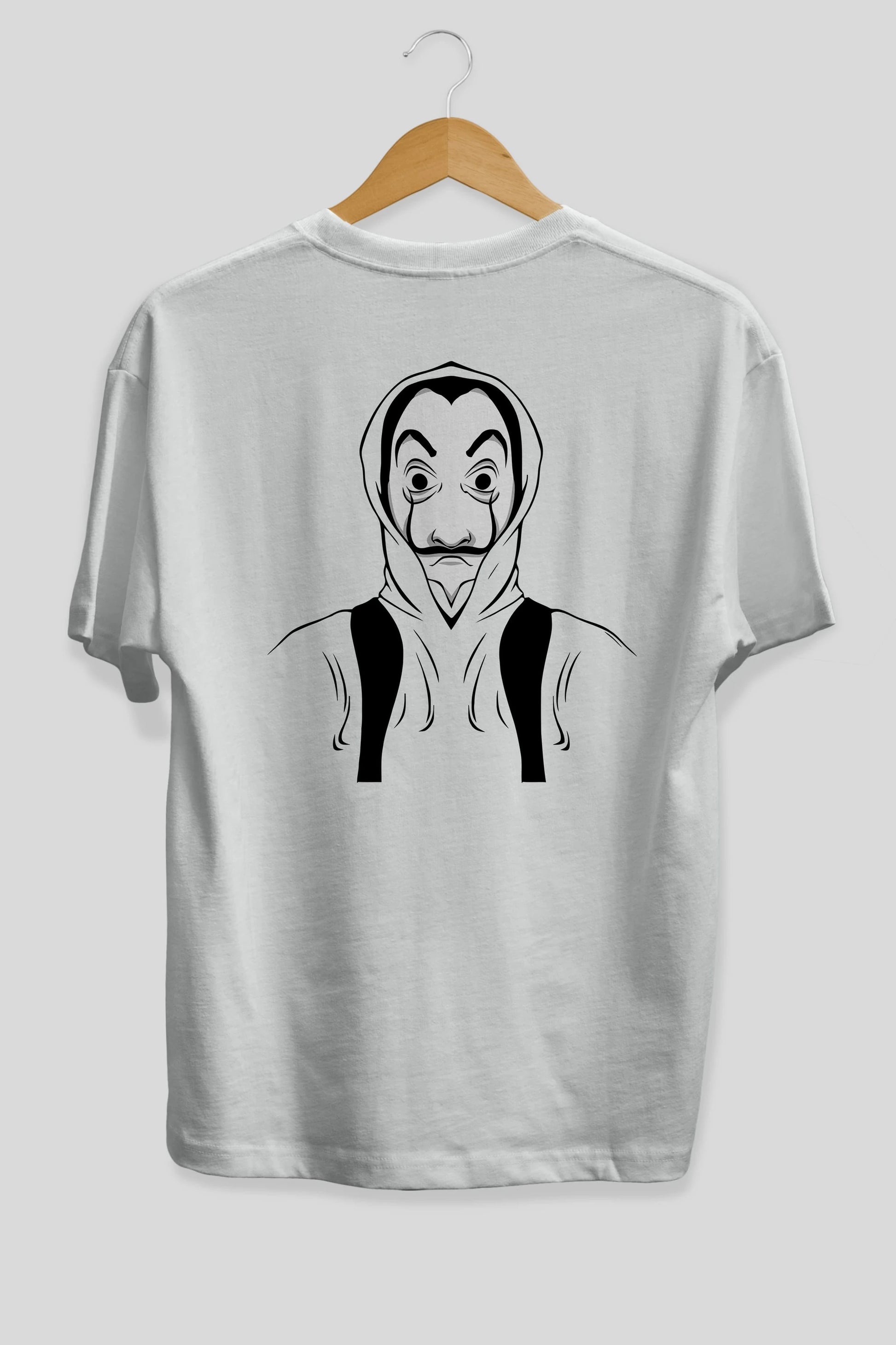 La Casa De Papel (7) Arka Baskılı Oversize t-shirt Erkek Kadın Unisex %100 Pamuk Bisiklet Yaka tişort