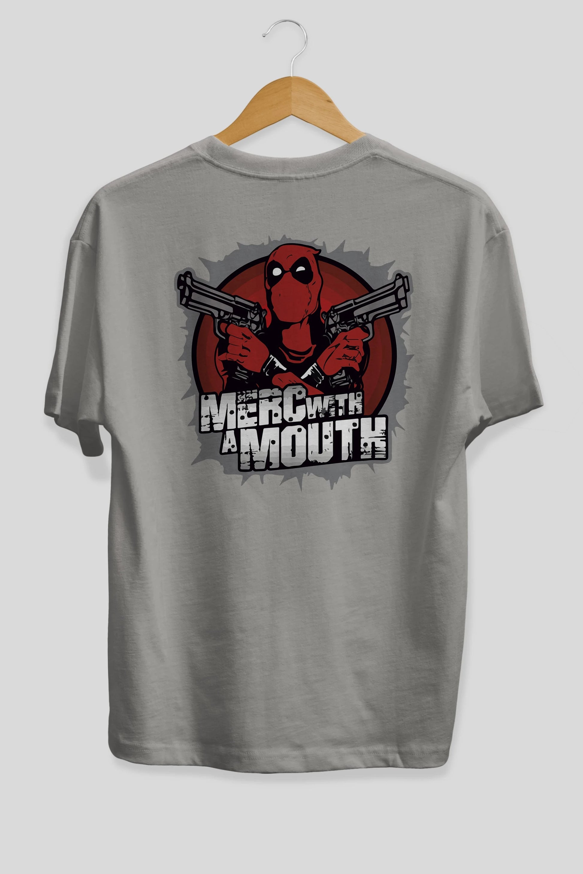 Deadpool (13) Arka Baskılı Oversize t-shirt Erkek Kadın Unisex %100 Pamuk Bisiklet Yaka tişort