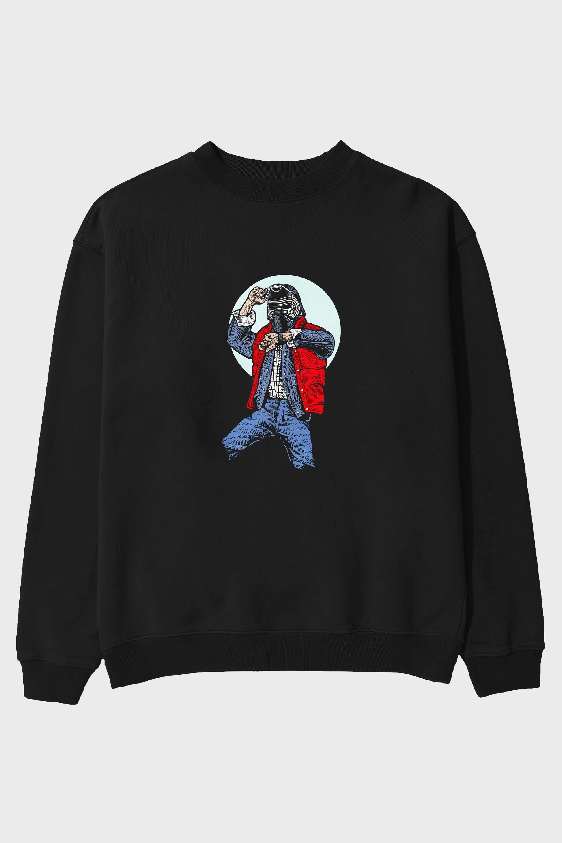 Kylo Mcfly Ön Baskılı Oversize Sweatshirt Erkek Kadın Unisex