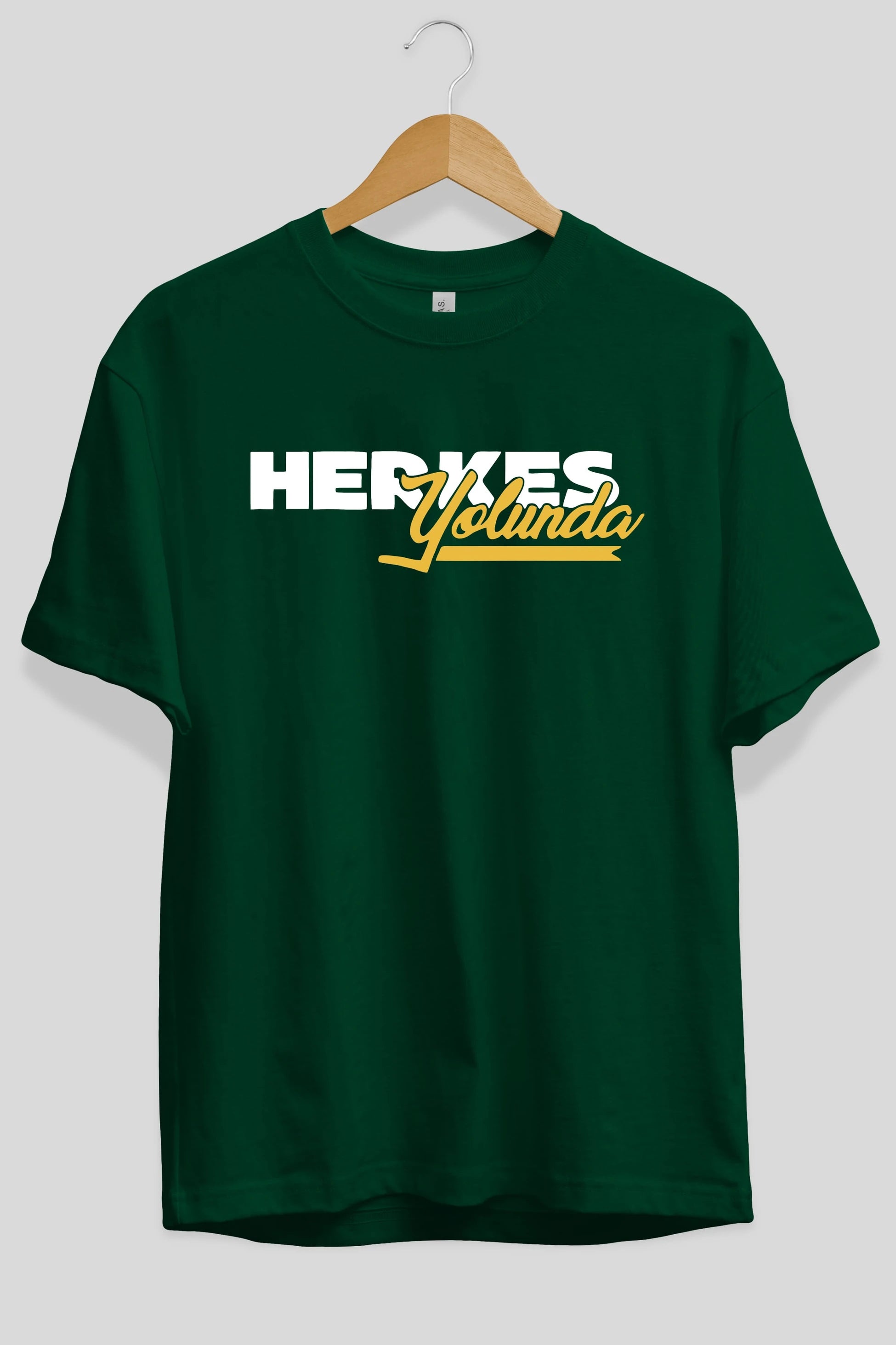 Herkes Yolunda Ön Baskılı Oversize t-shirt %100 pamuk Erkek Kadın Unisex