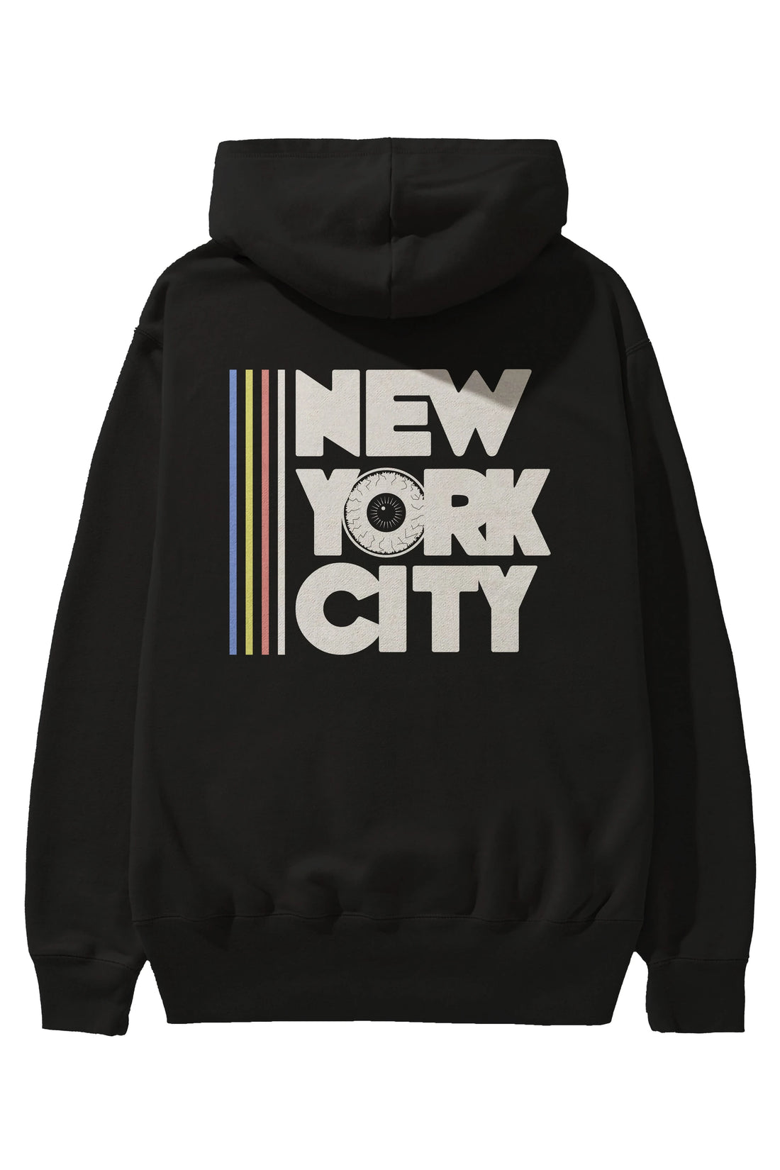 New York City Style Arka Baskılı Hoodie Oversize Kapüşonlu Sweatshirt Erkek Kadın Unisex