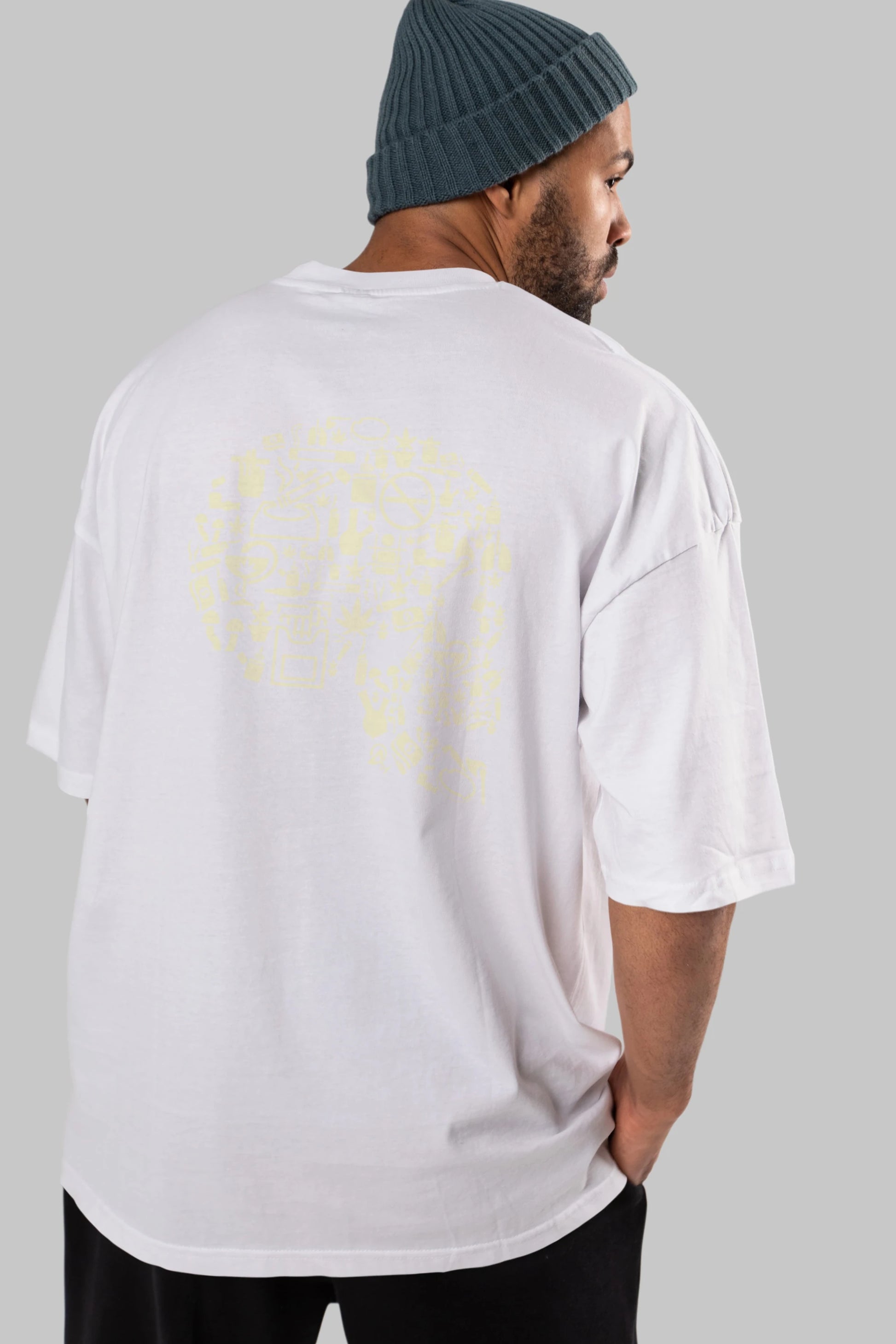 Smoking Kills Arka Baskılı Oversize t-shirt %100 pamuk Erkek Kadın Unisex