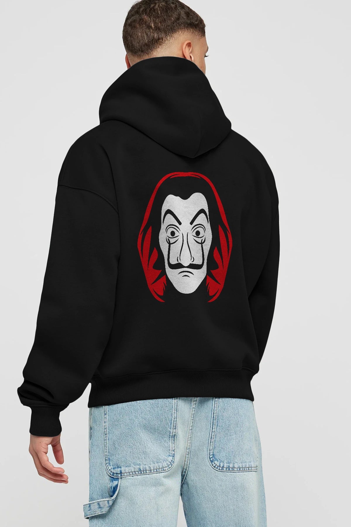 La Casa De Papel (8) Arka Baskılı Hoodie Oversize Kapüşonlu Sweatshirt Erkek Kadın Unisex