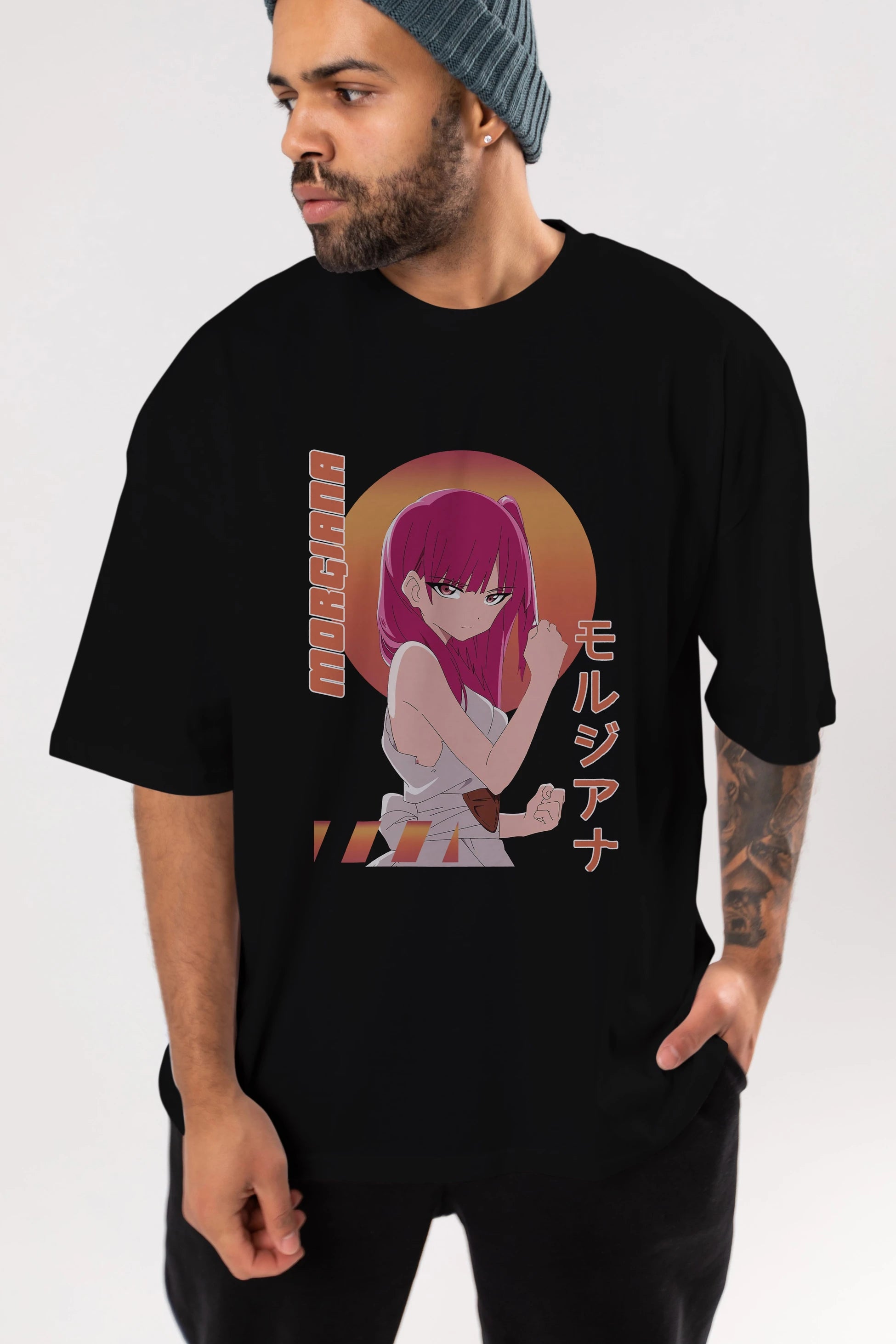 Morgiana 5 Anime Ön Baskılı Oversize t-shirt %100 pamuk Erkek Kadın Unisex