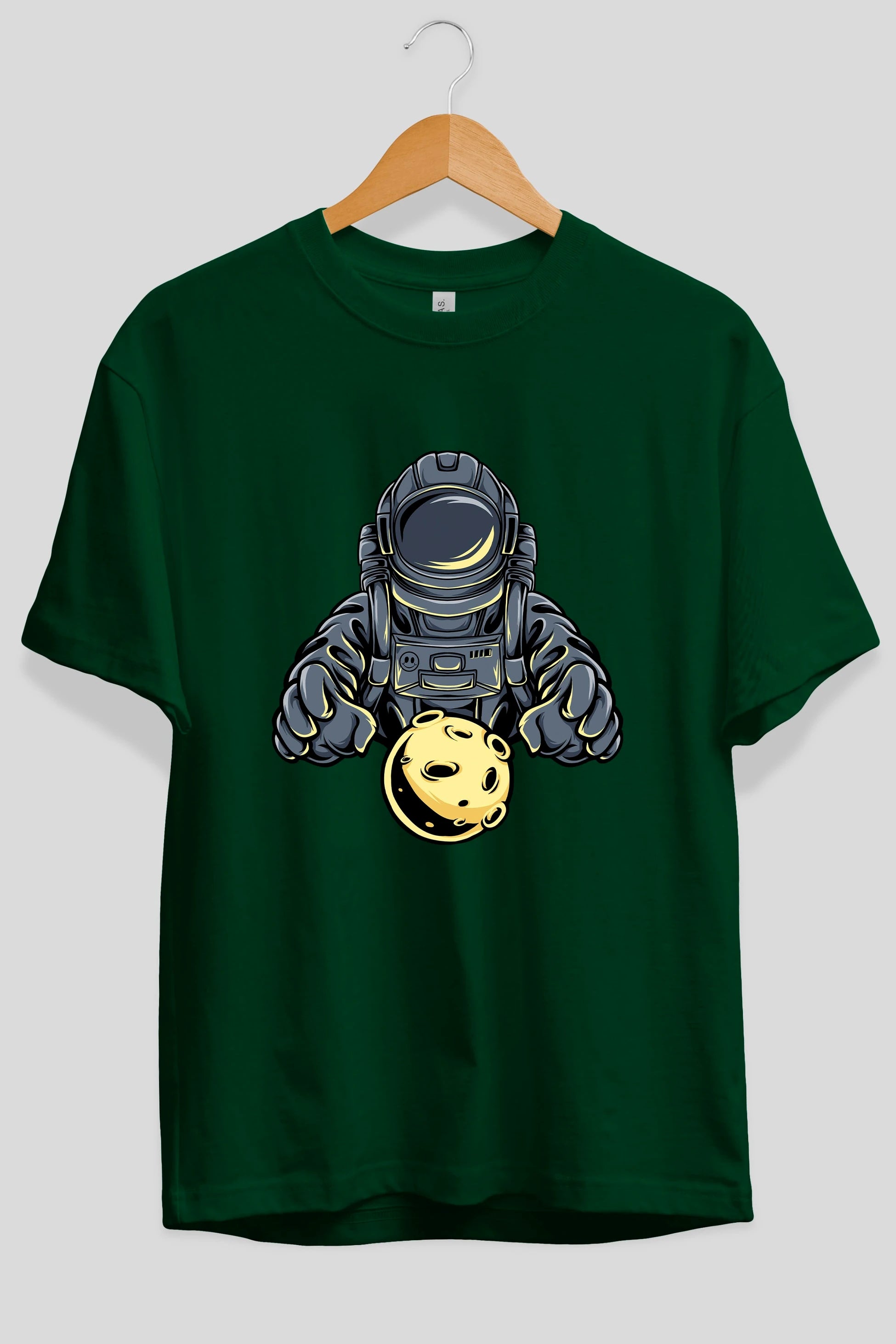 Astromoon tshirt Ön Baskılı Oversize t-shirt Erkek Kadın Unisex