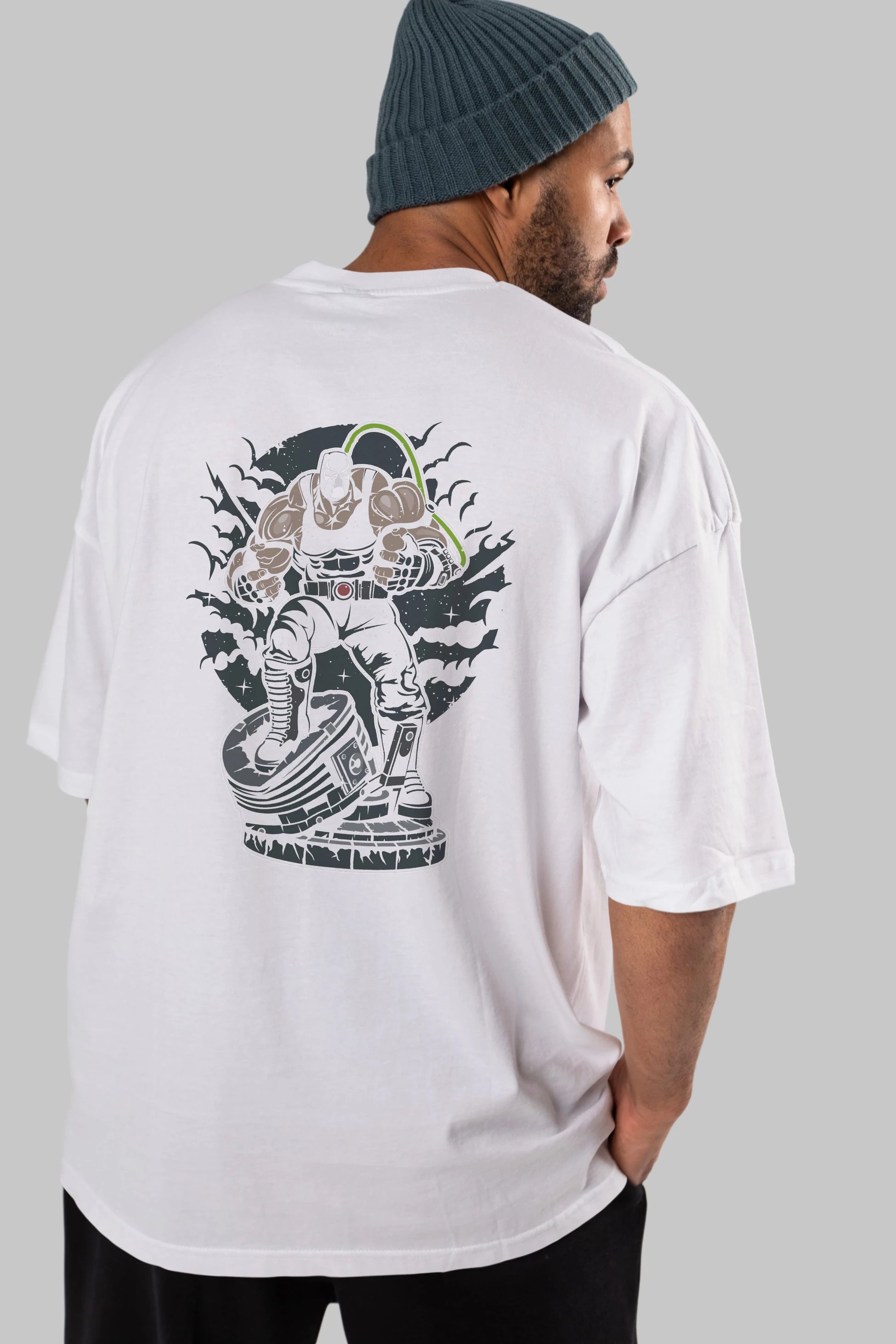 Bane (2) Arka Baskılı Oversize t-shirt Erkek Kadın Unisex %100 Pamuk