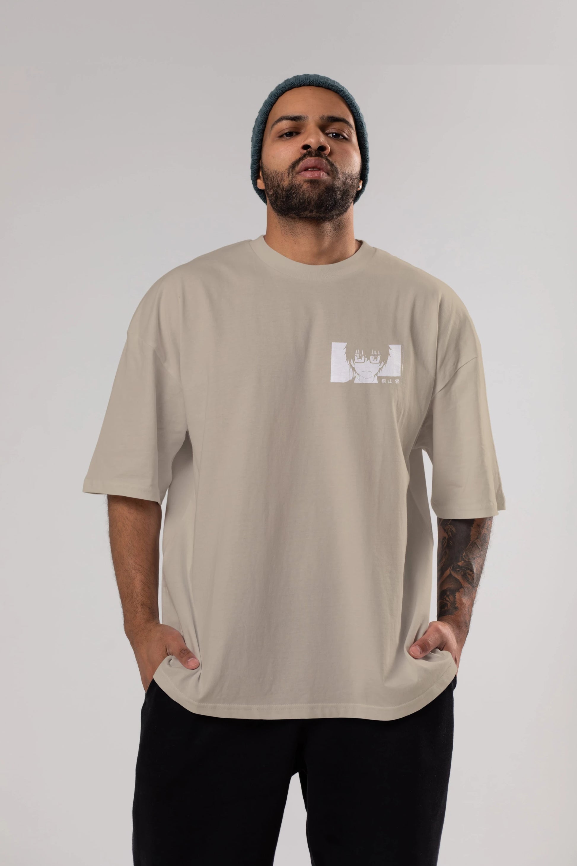Rei Kiriyama 3 Ön Sol Baskılı Oversize t-shirt Erkek Kadın Unisex %100 Pamuk Bisiklet Yaka tişort