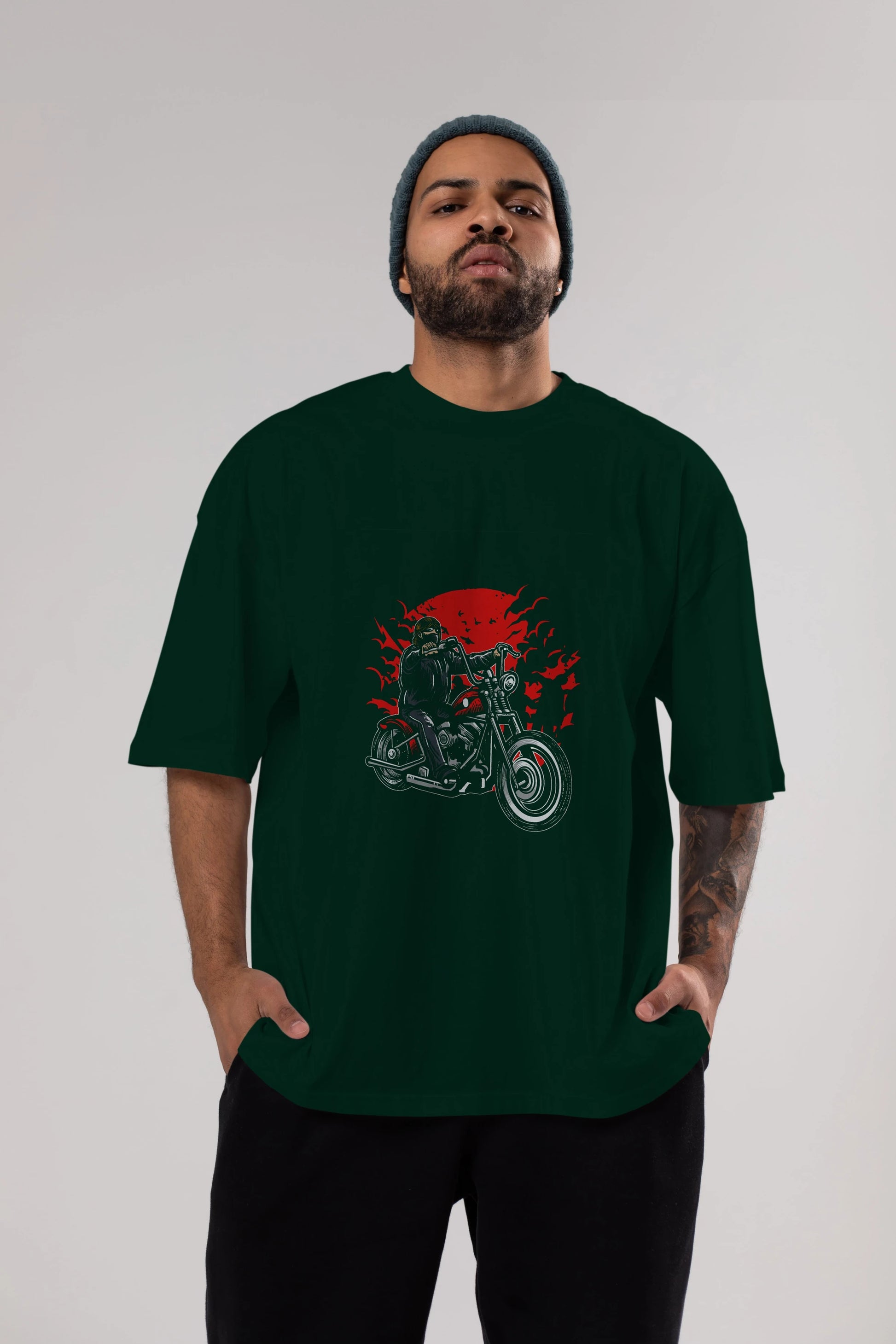 Zombie Slayer Ön Baskılı Oversize t-shirt Erkek Kadın Unisex %100 Pamuk tişort