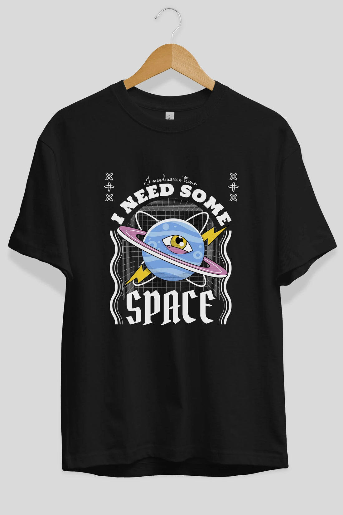 I Need Some Space Ön Baskılı Oversize t-shirt Erkek Kadın Unisex