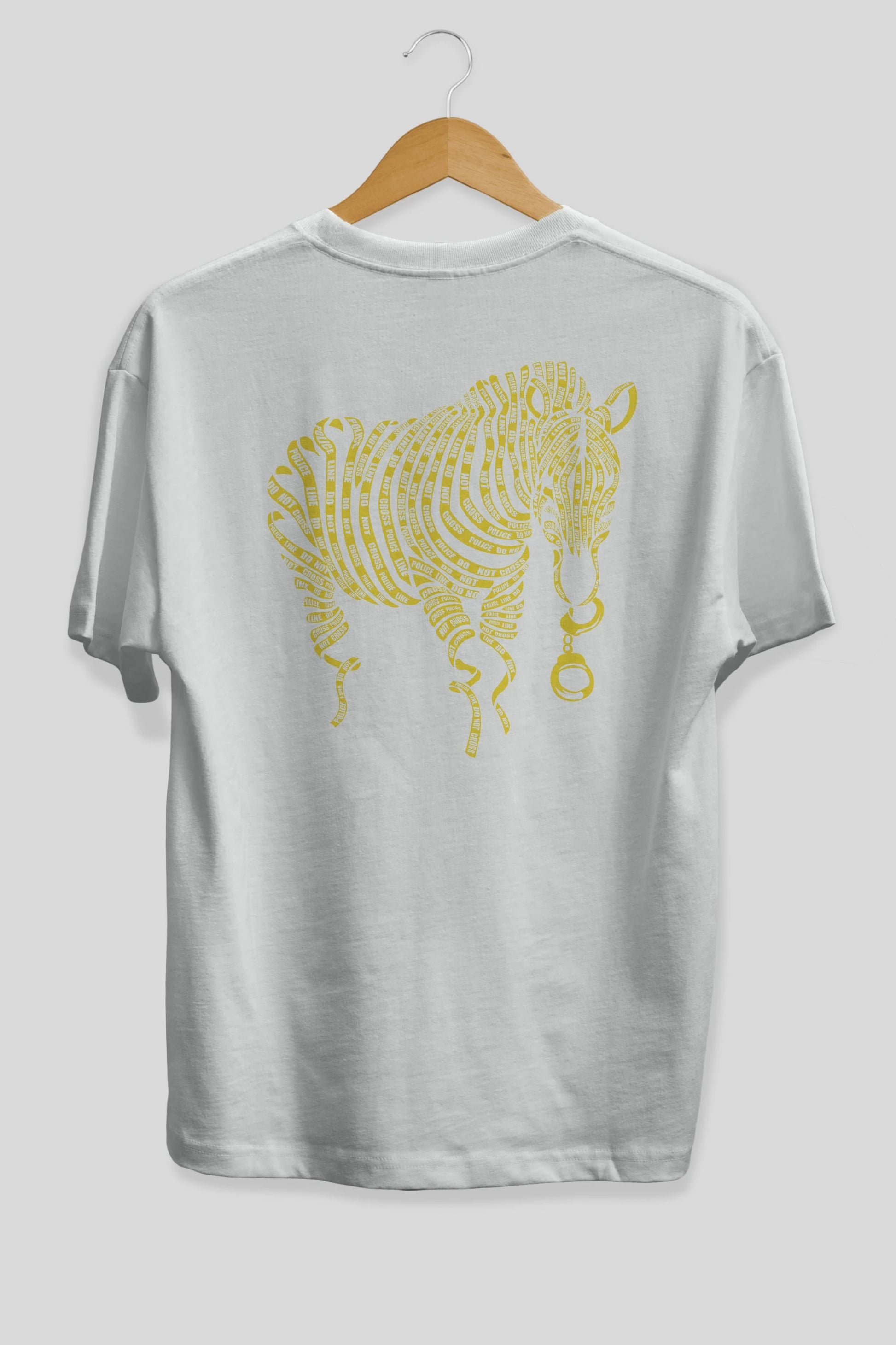Nature of Crime Arka Baskılı Oversize t-shirt %100 pamuk Erkek Kadın Unisex