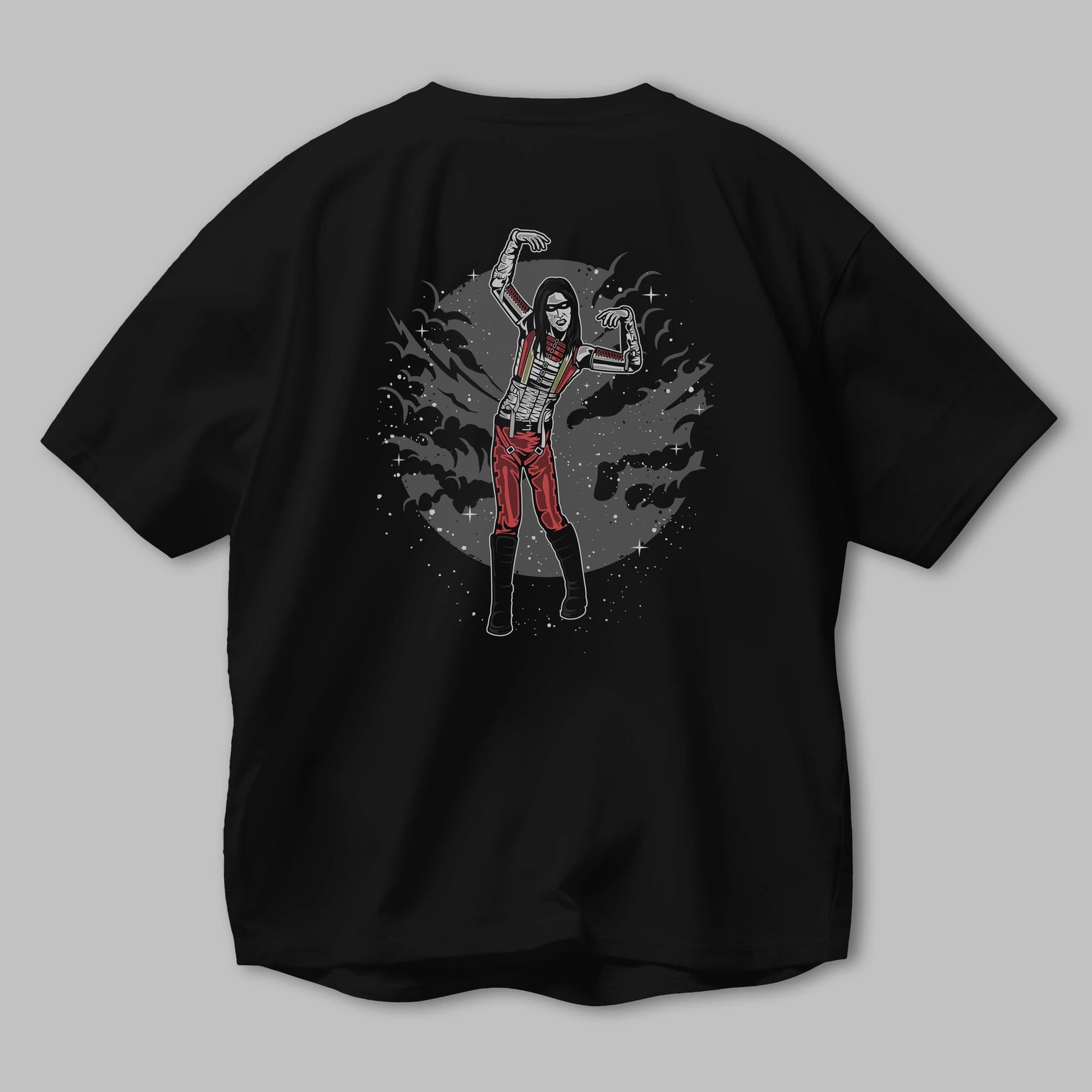 Marilyn Manson Arka Baskılı Oversize t-shirt Erkek Kadın Unisex %100 Pamuk