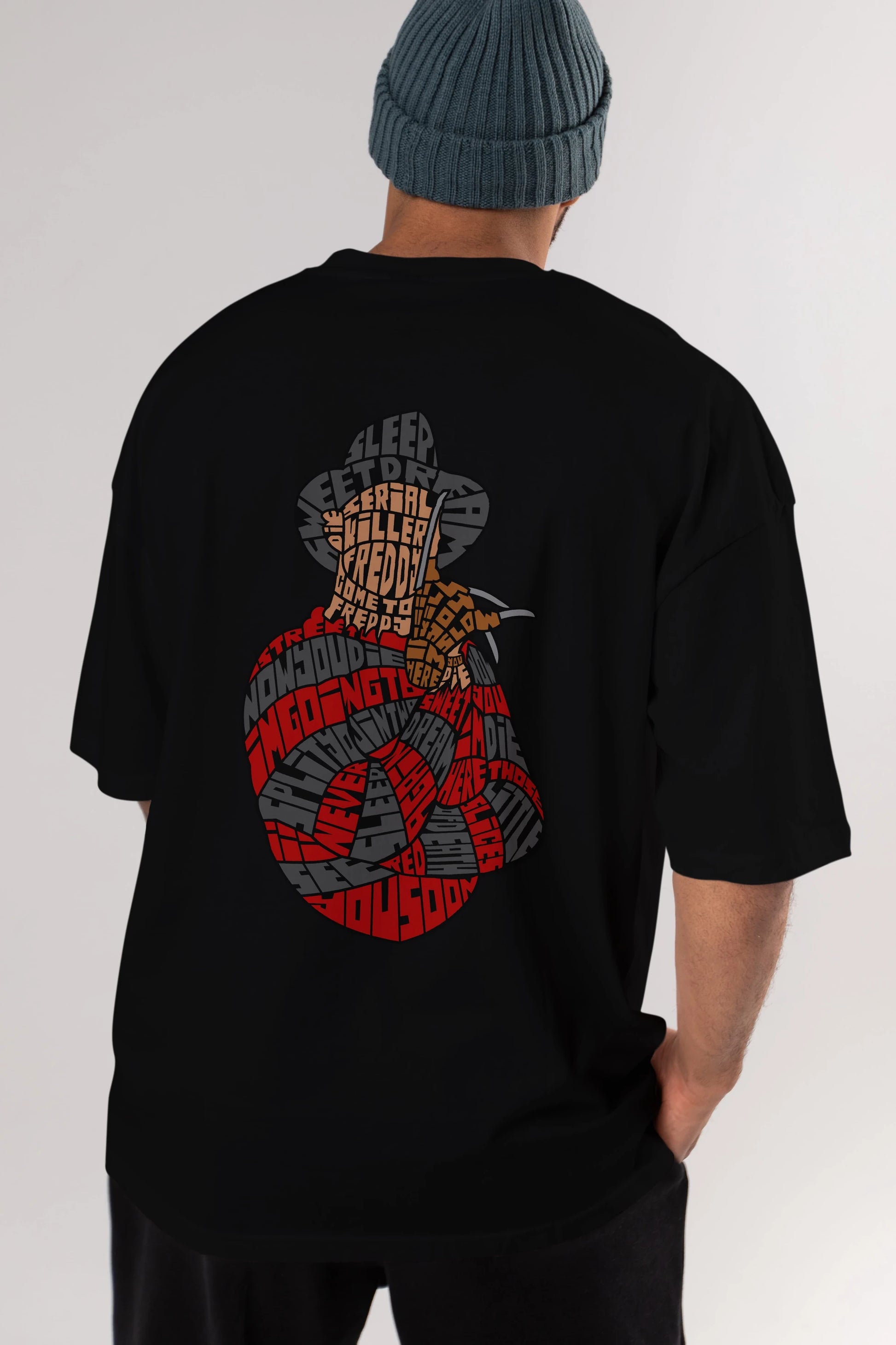 Sweet Dream Arka Baskılı Oversize t-shirt %100 pamuk Erkek Kadın Unisex