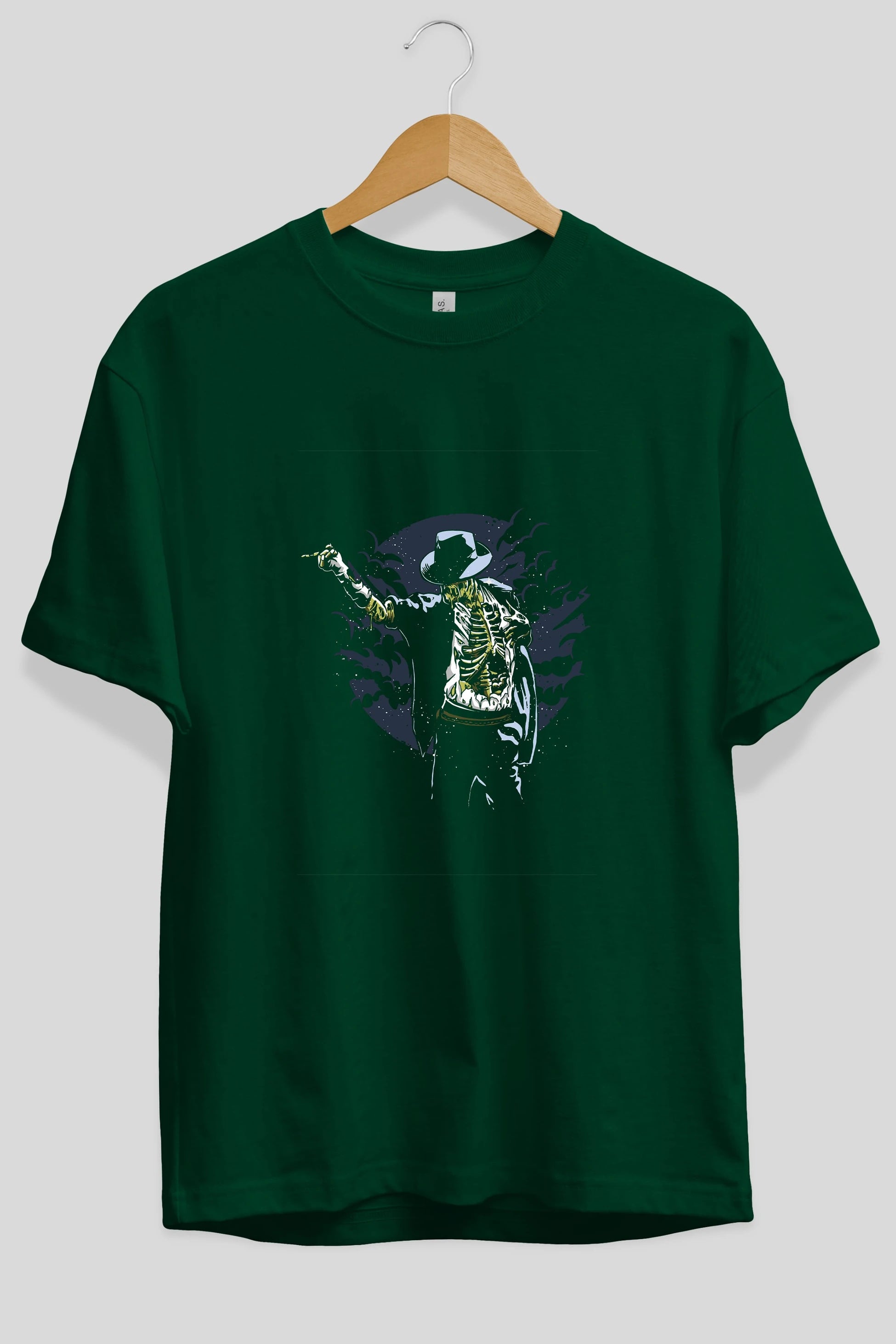 Zombie Pop Ön Baskılı Oversize t-shirt Erkek Kadın Unisex %100 Pamuk tişort