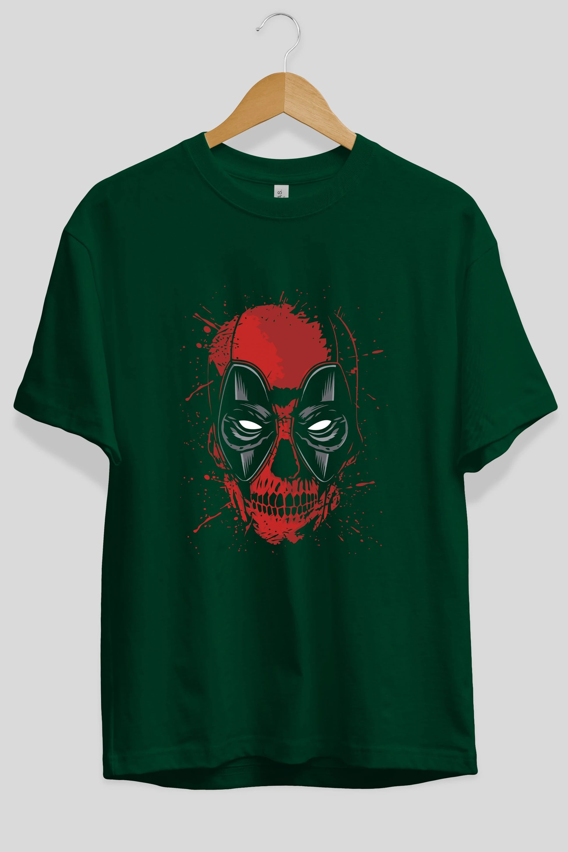 Deadpool (3) Ön Baskılı Oversize t-shirt Erkek Kadın Unisex %100 Pamuk Bisiklet Yaka tişort