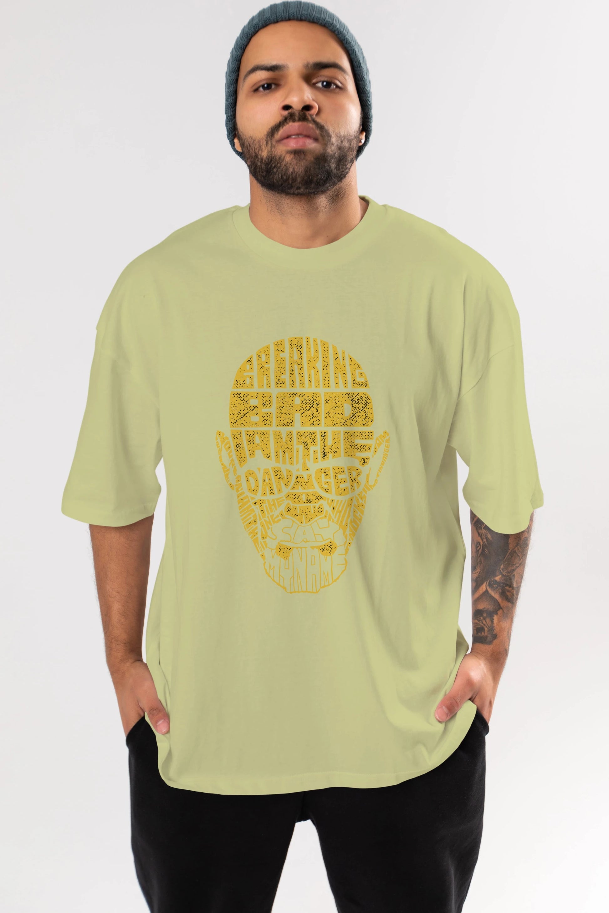Breaking Bad Ön Baskılı Oversize t-shirt %100 pamuk Erkek Kadın Unisex