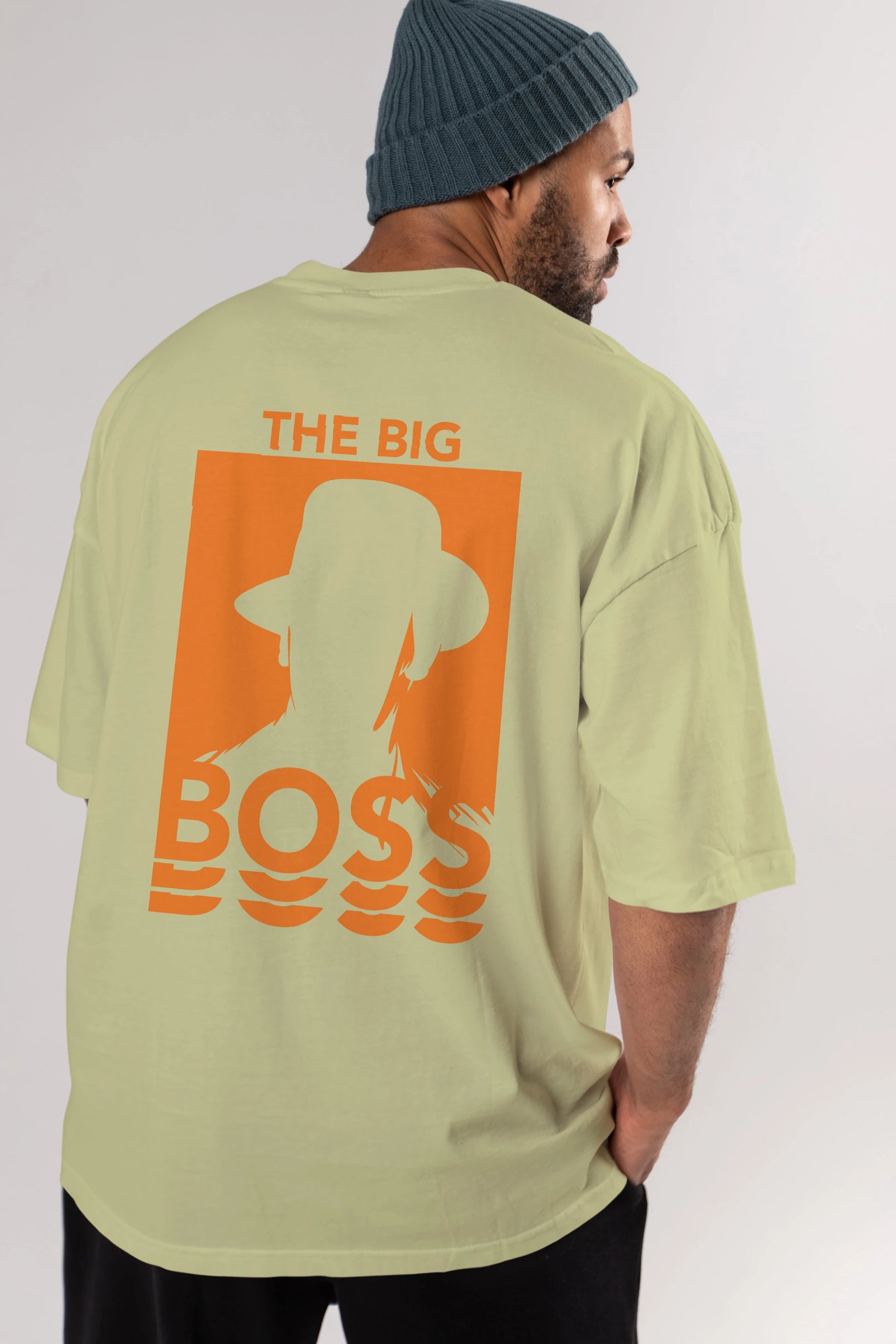 The Big Boss Arka Baskılı Oversize t-shirt Erkek Kadın Unisex