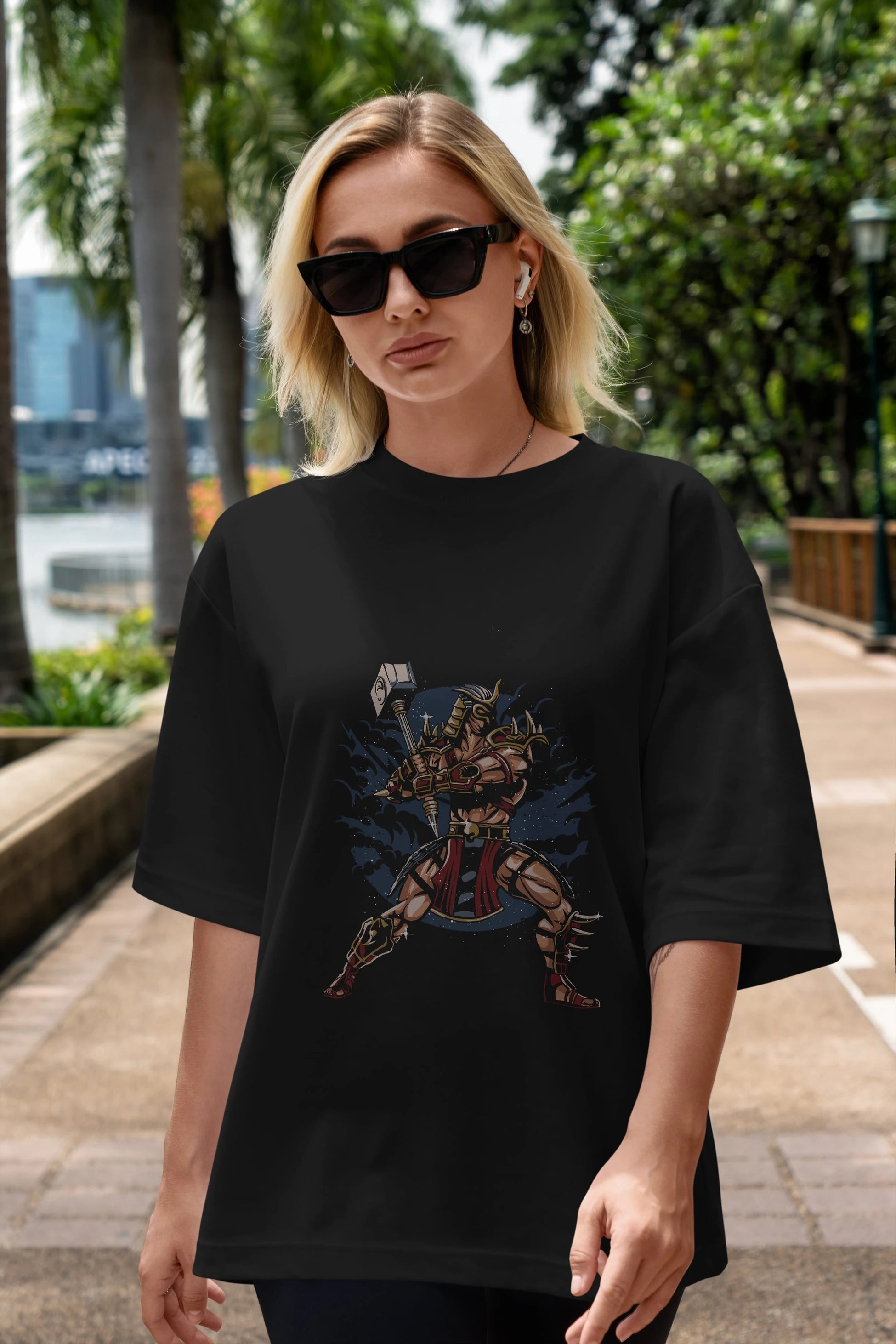 Emperor Ön Baskılı Oversize t-shirt Erkek Kadın Unisex %100 Pamuk tişort