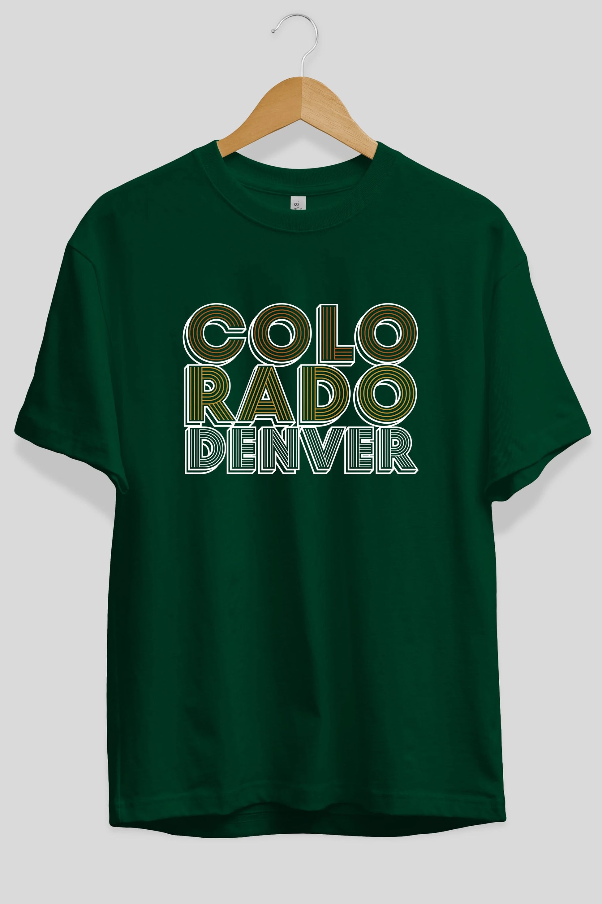 Colorado Denver Ön Baskılı Oversize t-shirt Erkek Kadın Unisex