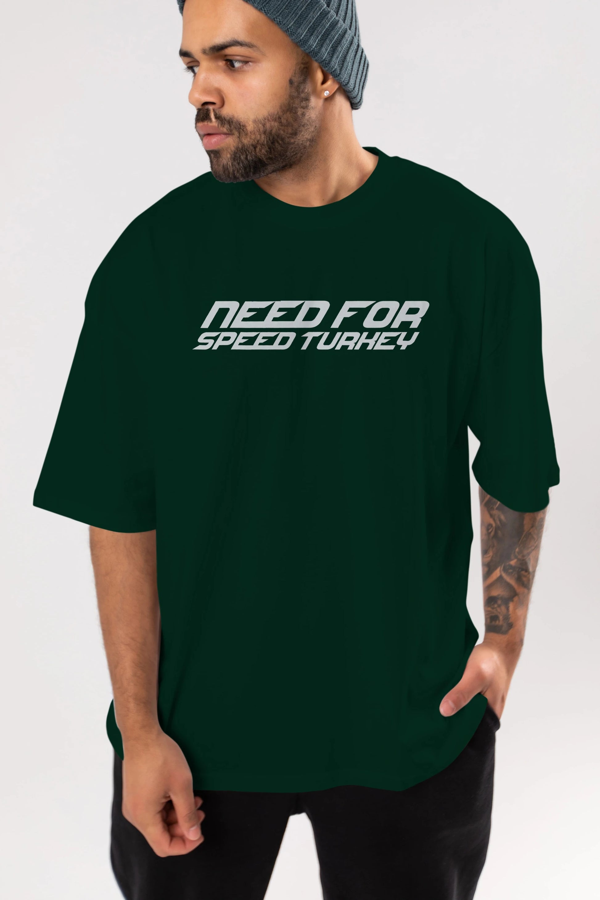 Need for Speed Turkey Ön Baskılı Oversize t-shirt %100 pamuk Erkek Kadın Unisex