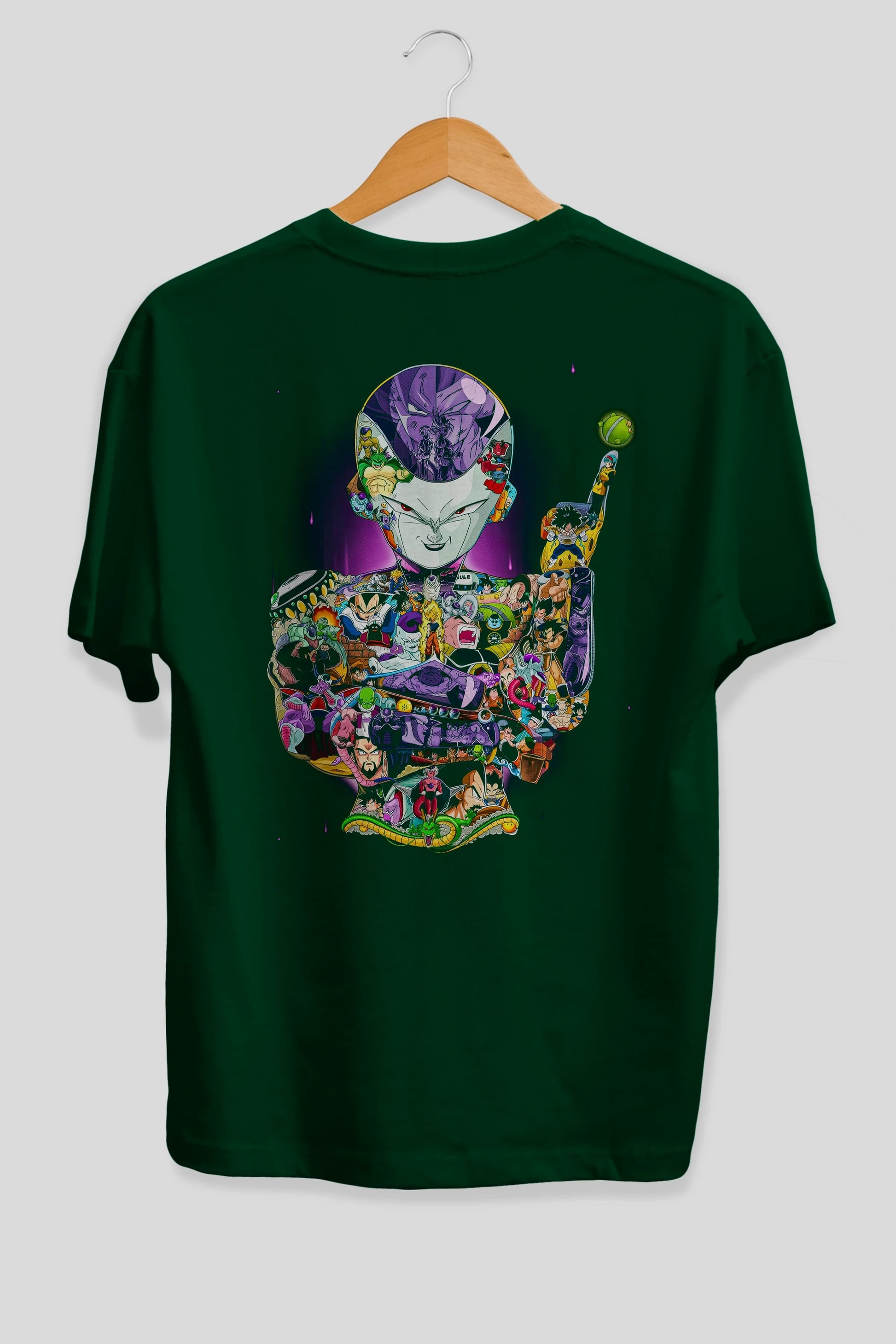DRAGON BALL ART (4) Anime Arka Baskılı Oversize t-shirt Erkek Kadın Unisex