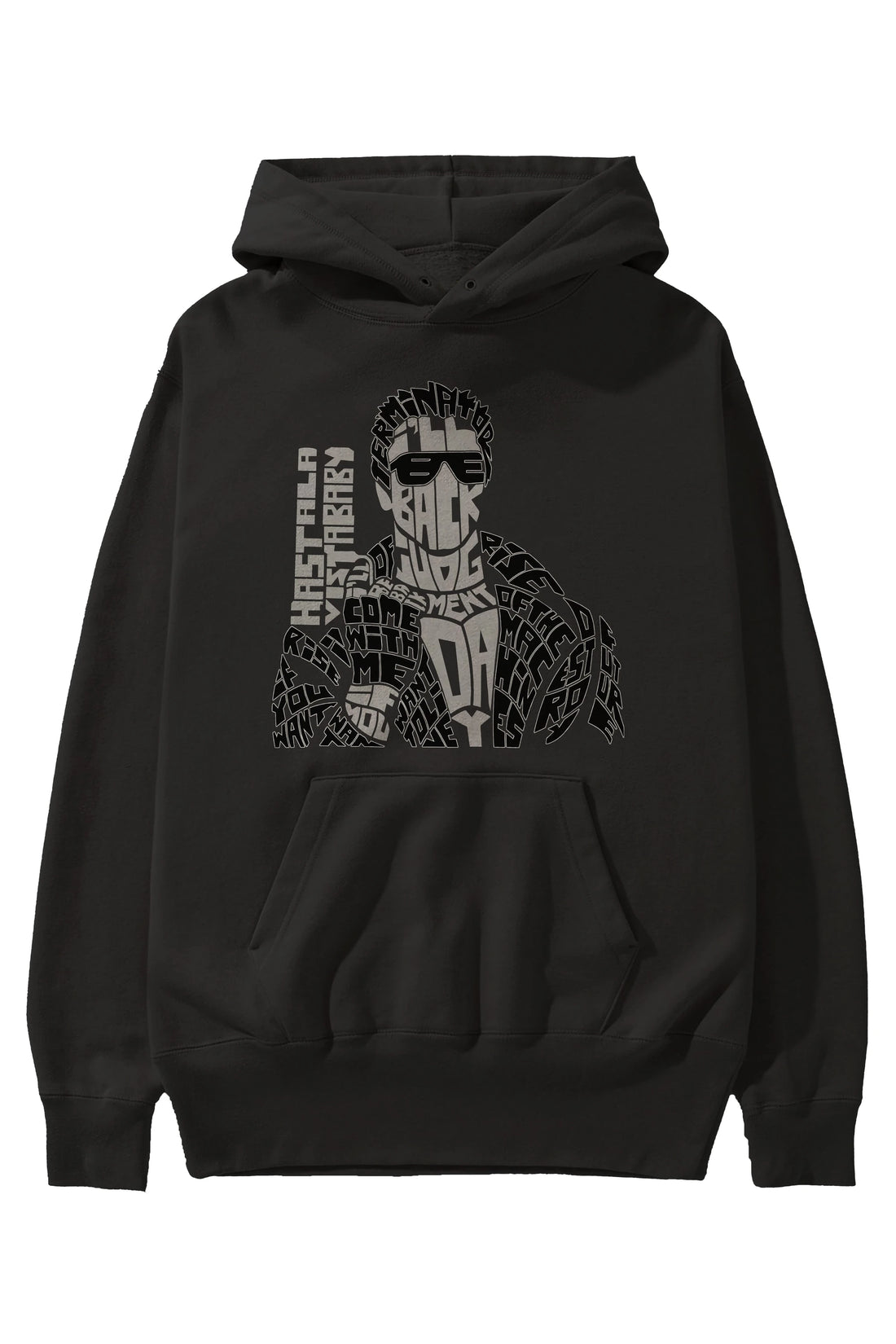 I_ll Be Back Ön Baskılı Hoodie Oversize Kapüşonlu Sweatshirt Erkek Kadın Unisex