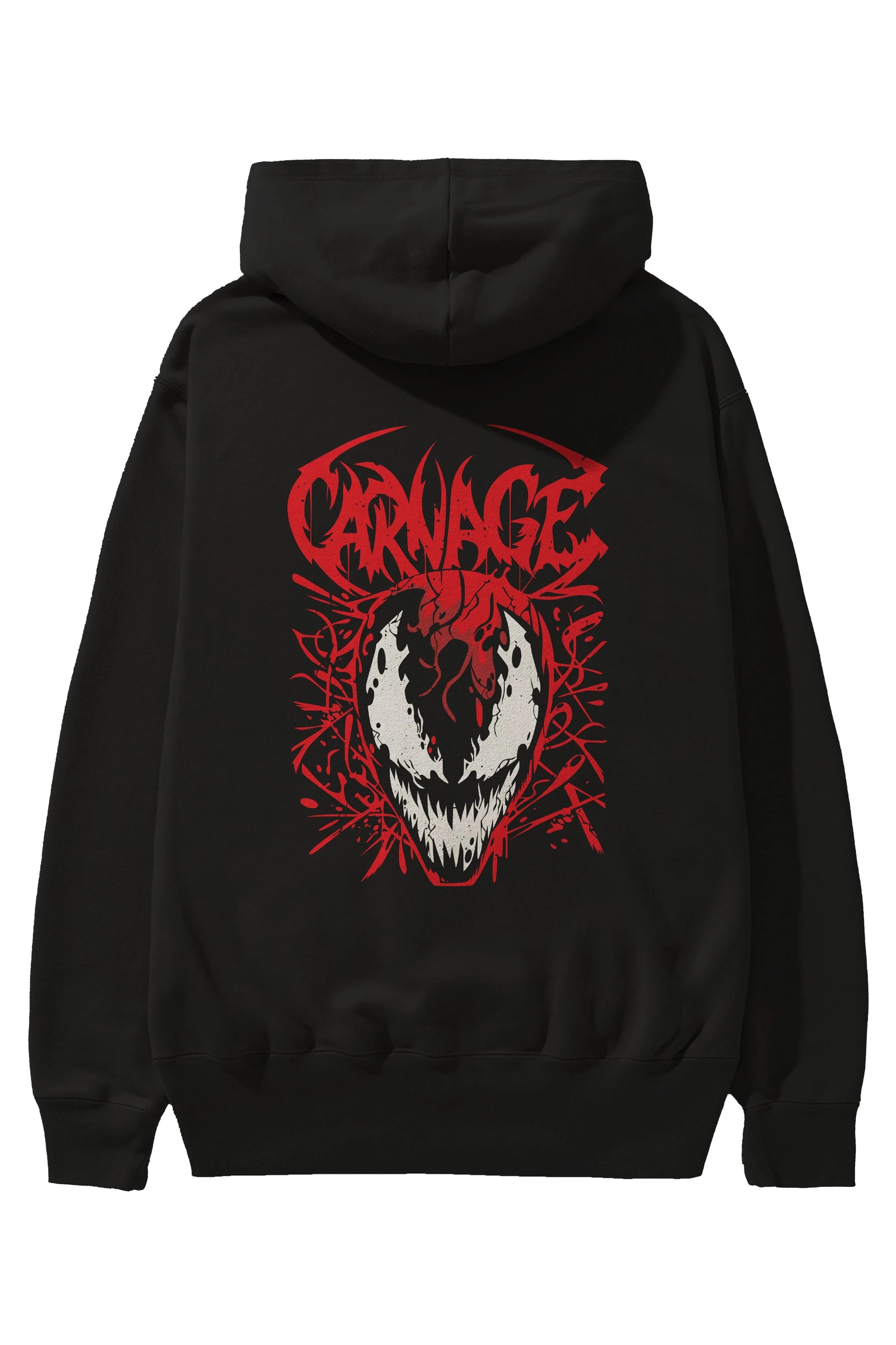 Venom (22) Arka Baskılı Hoodie Oversize Kapüşonlu Sweatshirt Erkek Kadın Unisex