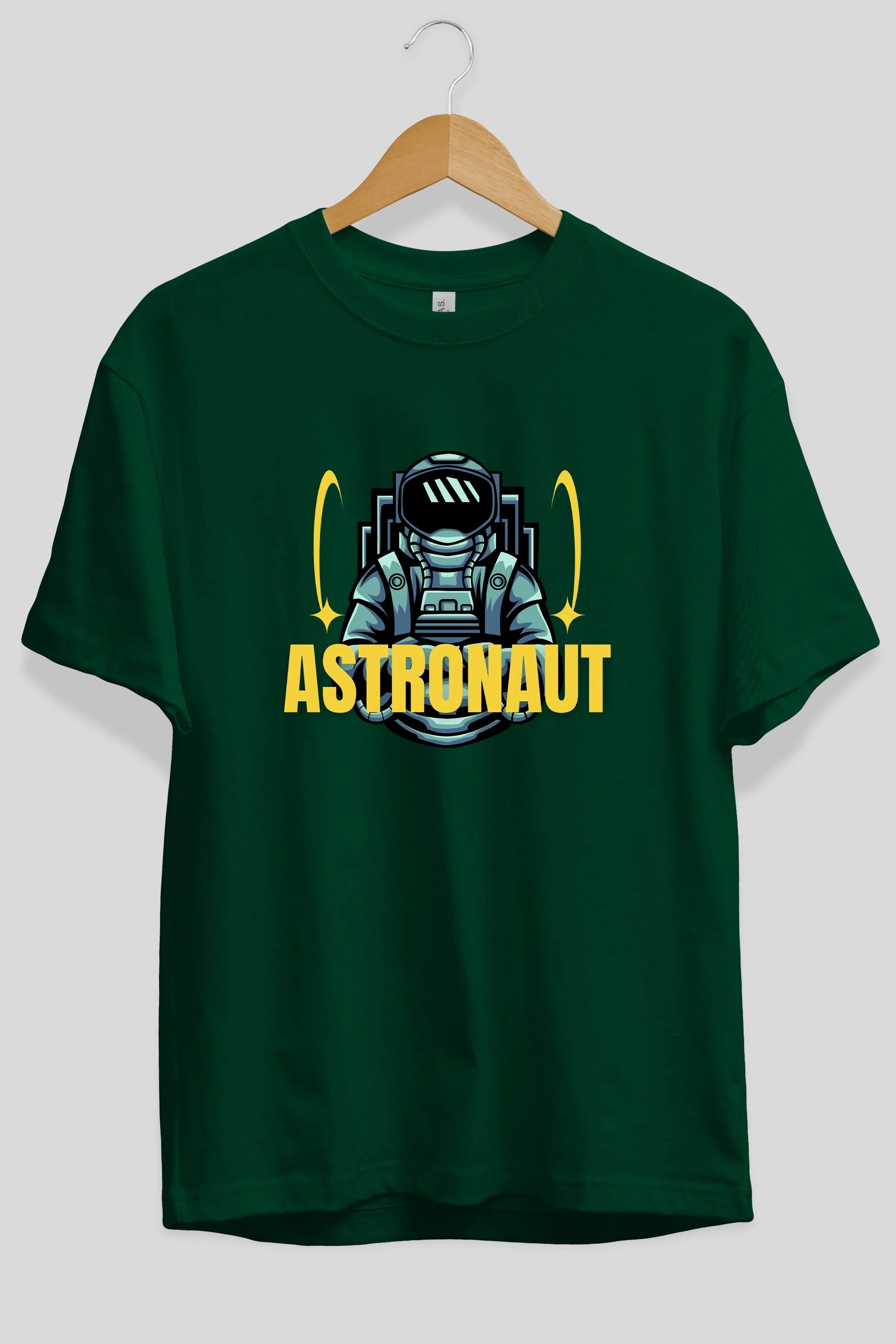 Astronaut Ön Baskılı Oversize t-shirt Erkek Kadın Unisex