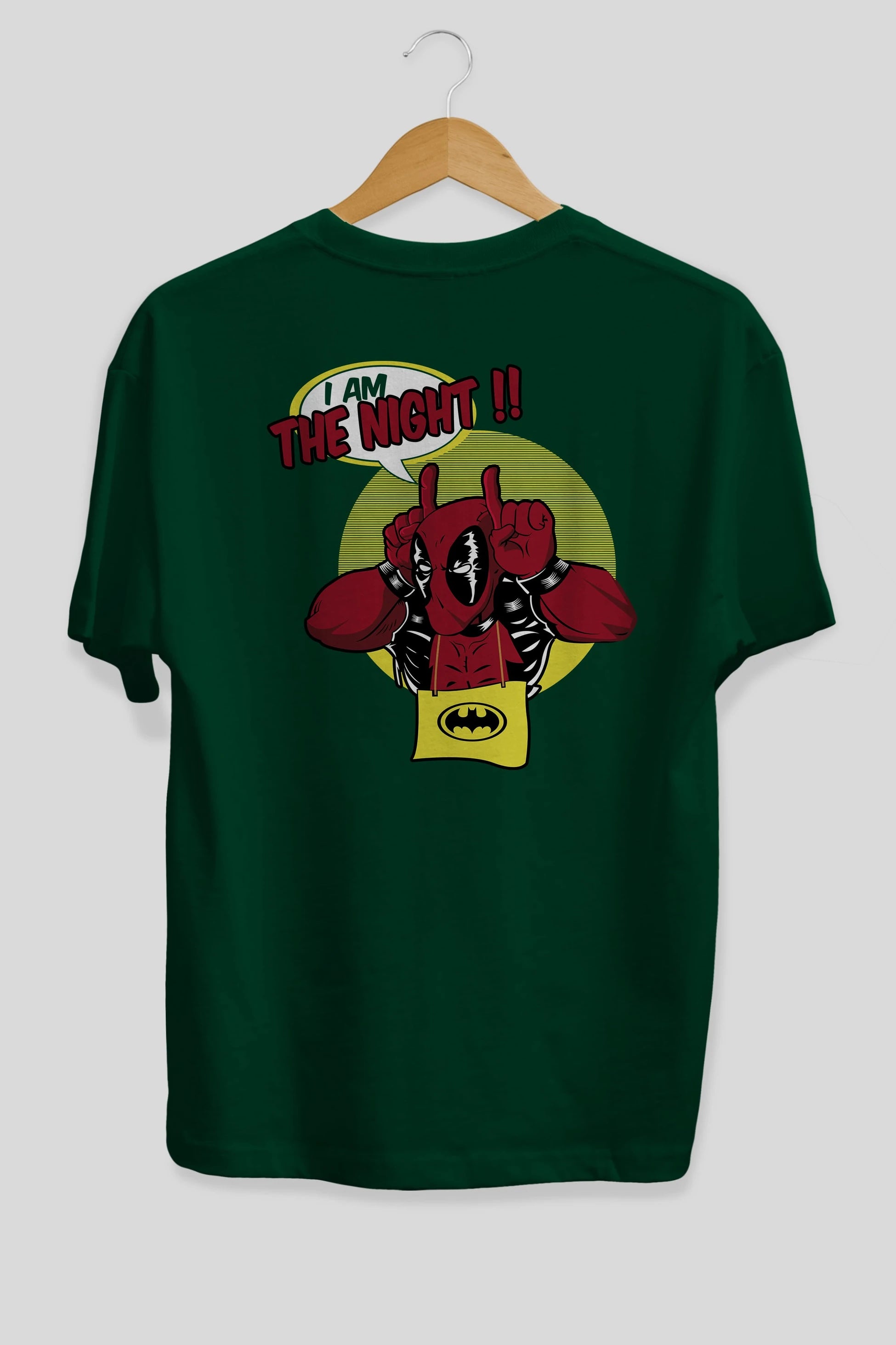 Deadpool (1) Arka Baskılı Oversize t-shirt Erkek Kadın Unisex %100 Pamuk Bisiklet Yaka tişort